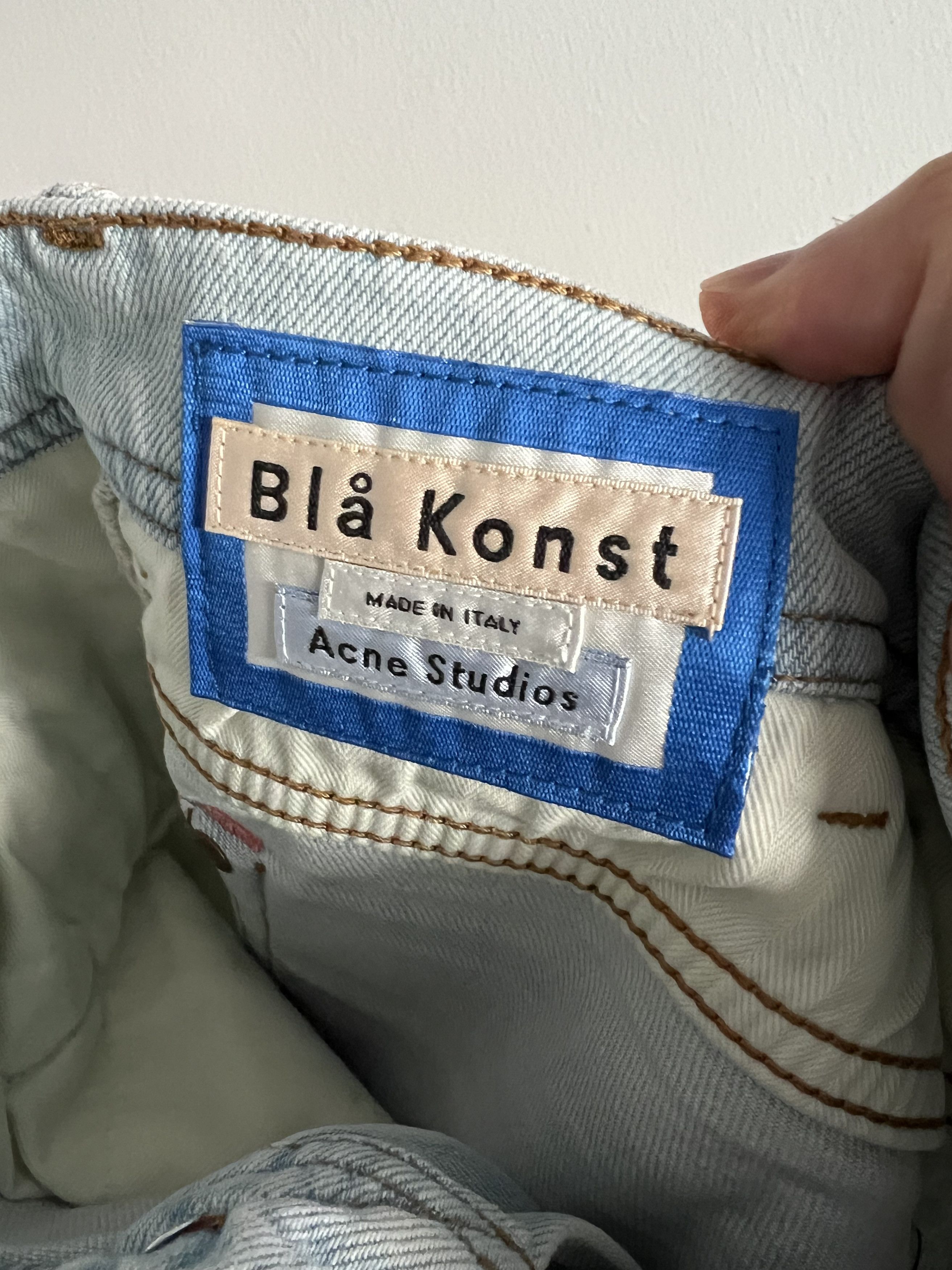 Acne Studios Bla Konst Jeans Size US 33 - 7 Thumbnail
