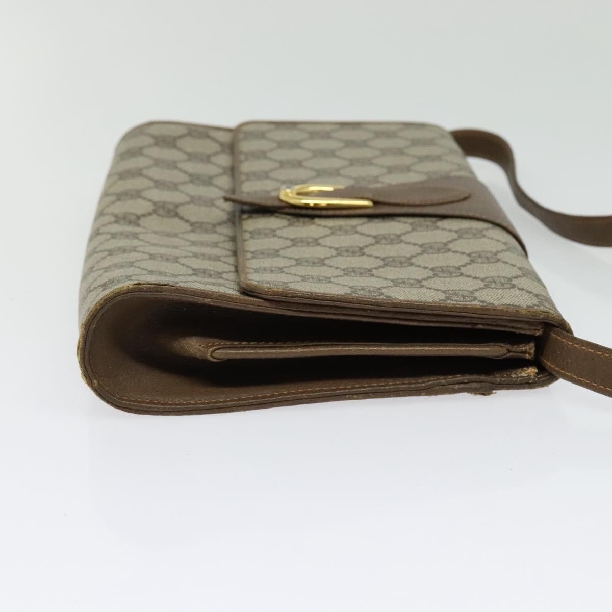 Gucci GUCCI GG Supreme Shoulder Bag Pvc Beige Gold 94 02 050 Size ONE SIZE - 5 Thumbnail