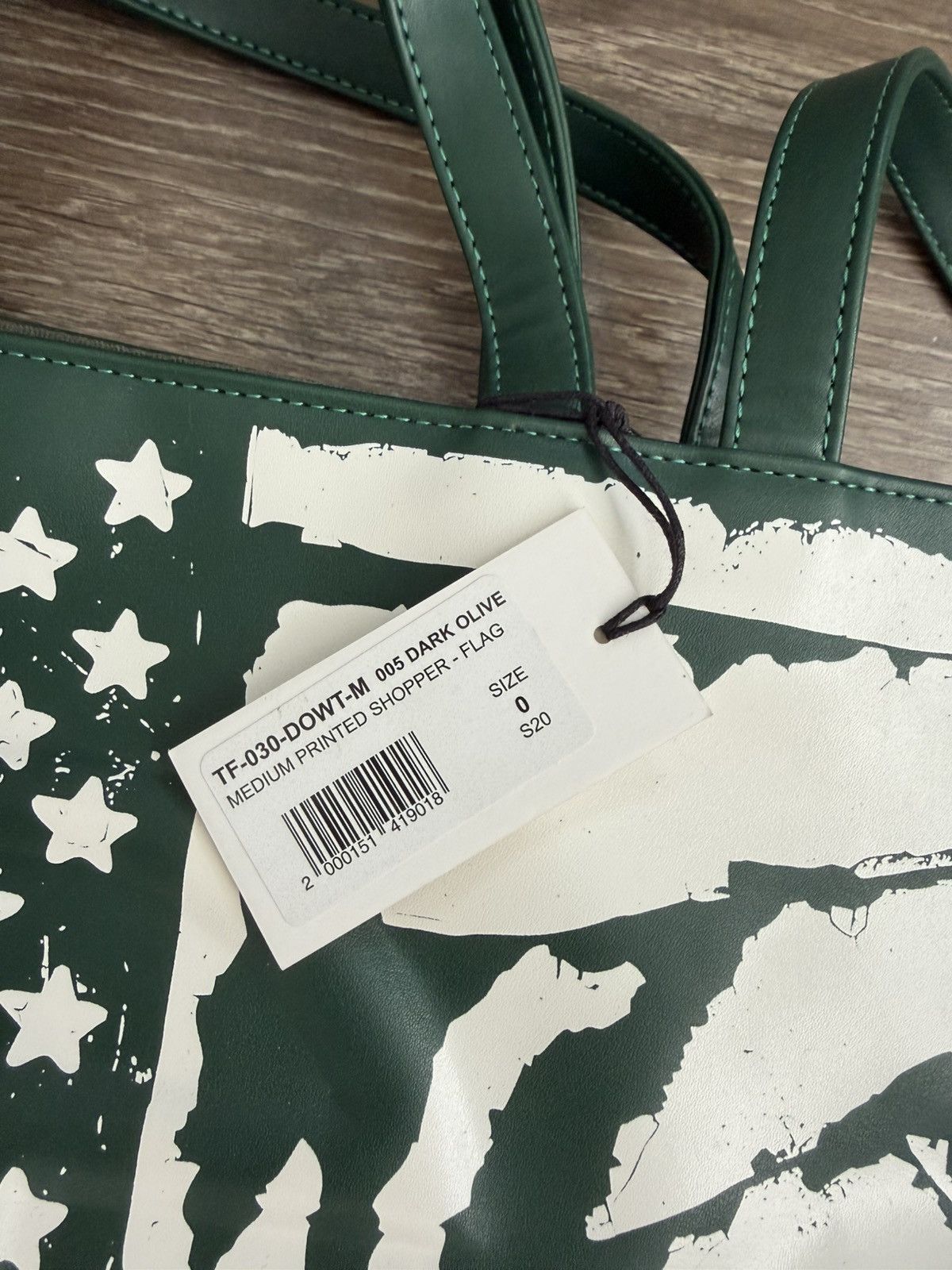 Telfar Limited Edition Telfar Medium Shopper Tote with Flag Print Size ONE SIZE - 6 Thumbnail