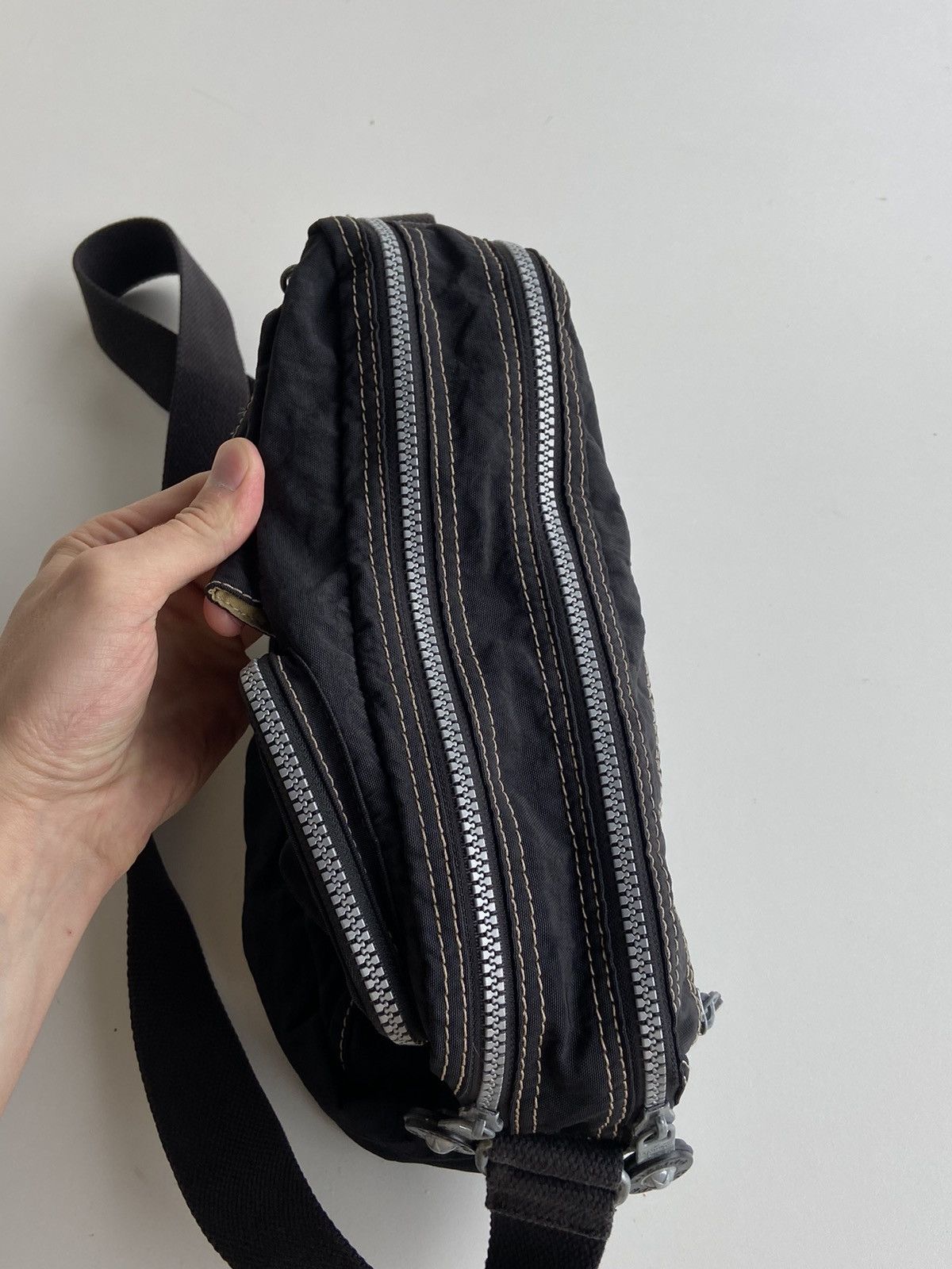 Japanese Brand × Vintage Kipling Vintage Messenger Y2K black Size ONE SIZE - 10 Thumbnail