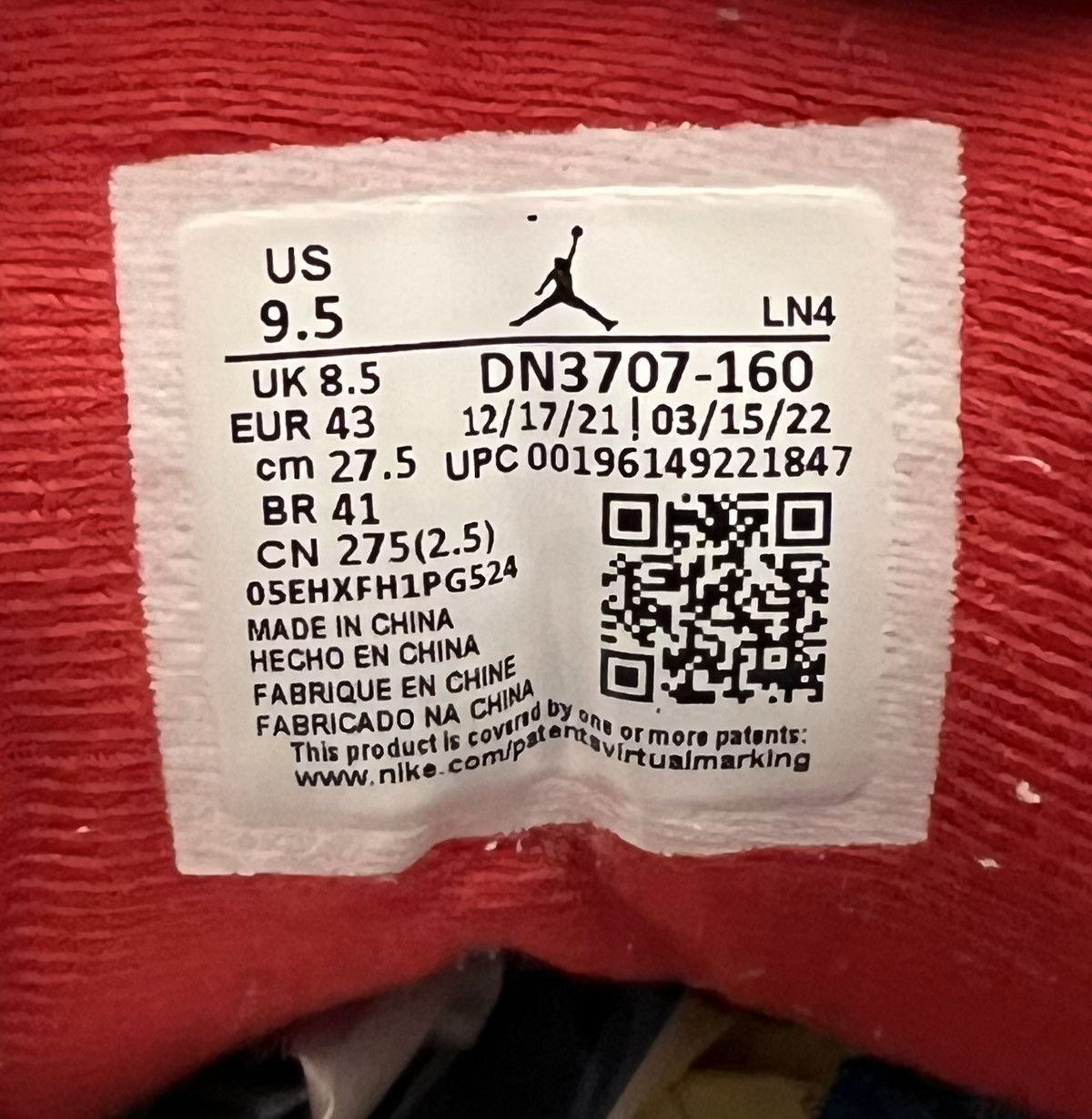 Jordan Brand Jordan 3 Retro “Fire Red” 2022 Size US 9.5 / EU 42-43 - 6 Thumbnail
