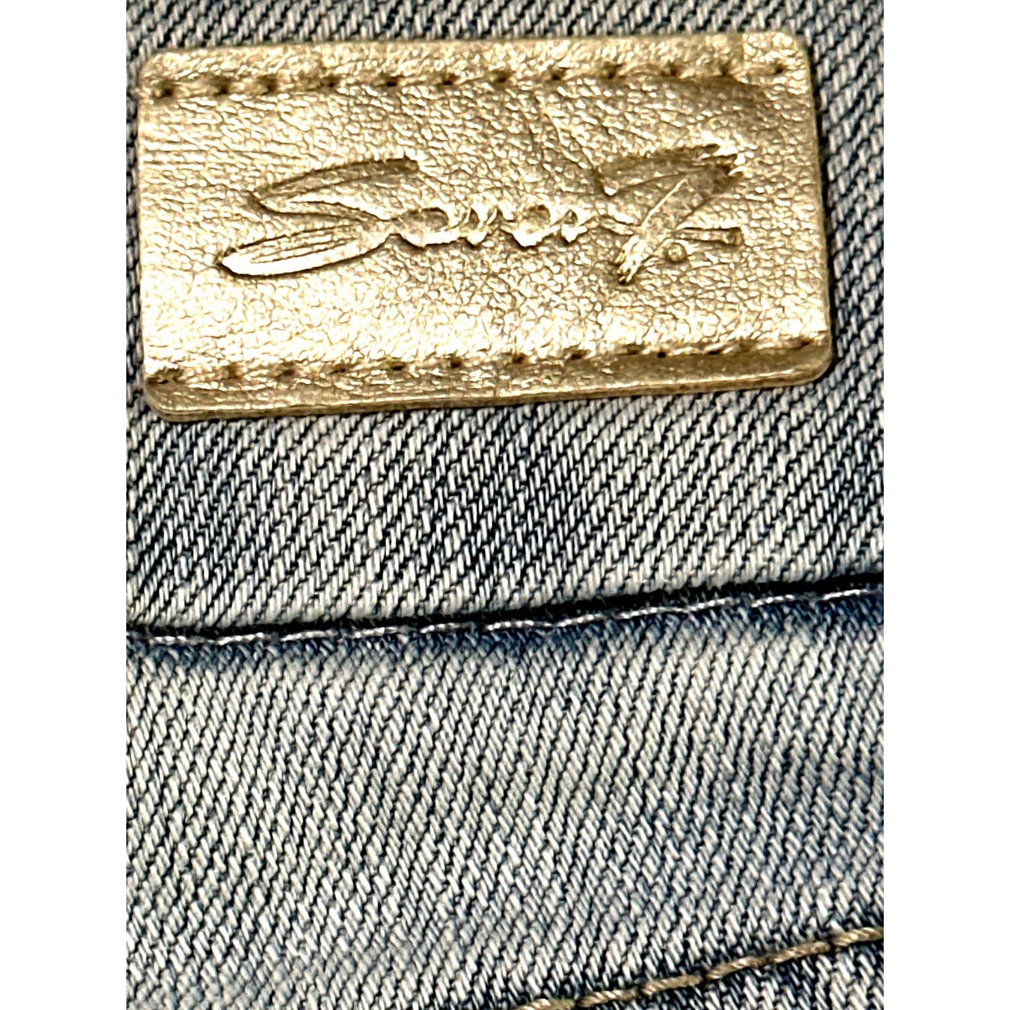 Seven 7 Seven7 Tummyless High Rise Skinny Jeans Light Wash Distresse Size 32" / US 10 / IT 46 - 5 Thumbnail