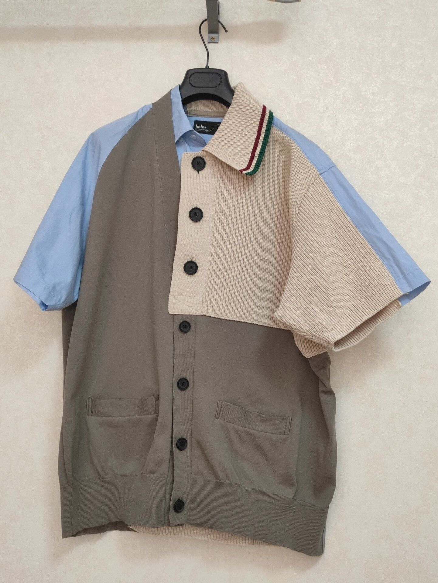 Kolor Kolor Runway Patchwork Polo Shirt Size US L / EU 52-54 / 3 - 1 Thumbnail
