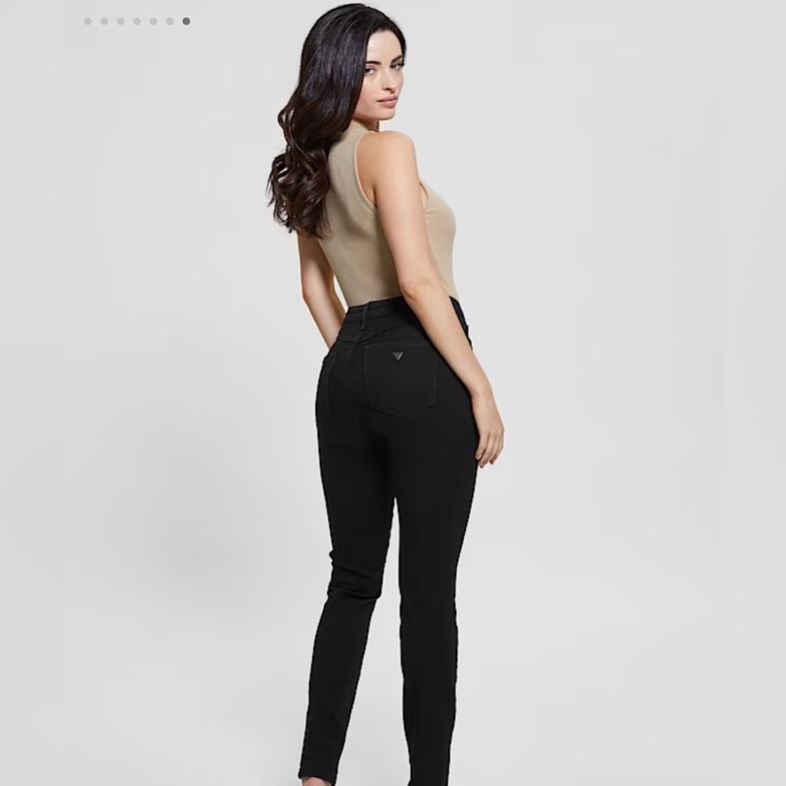 Guess New Guess Y2K Classic Black Skinny Jeans size 24 Size 24" / US 00 / IT 34 - 7 Thumbnail