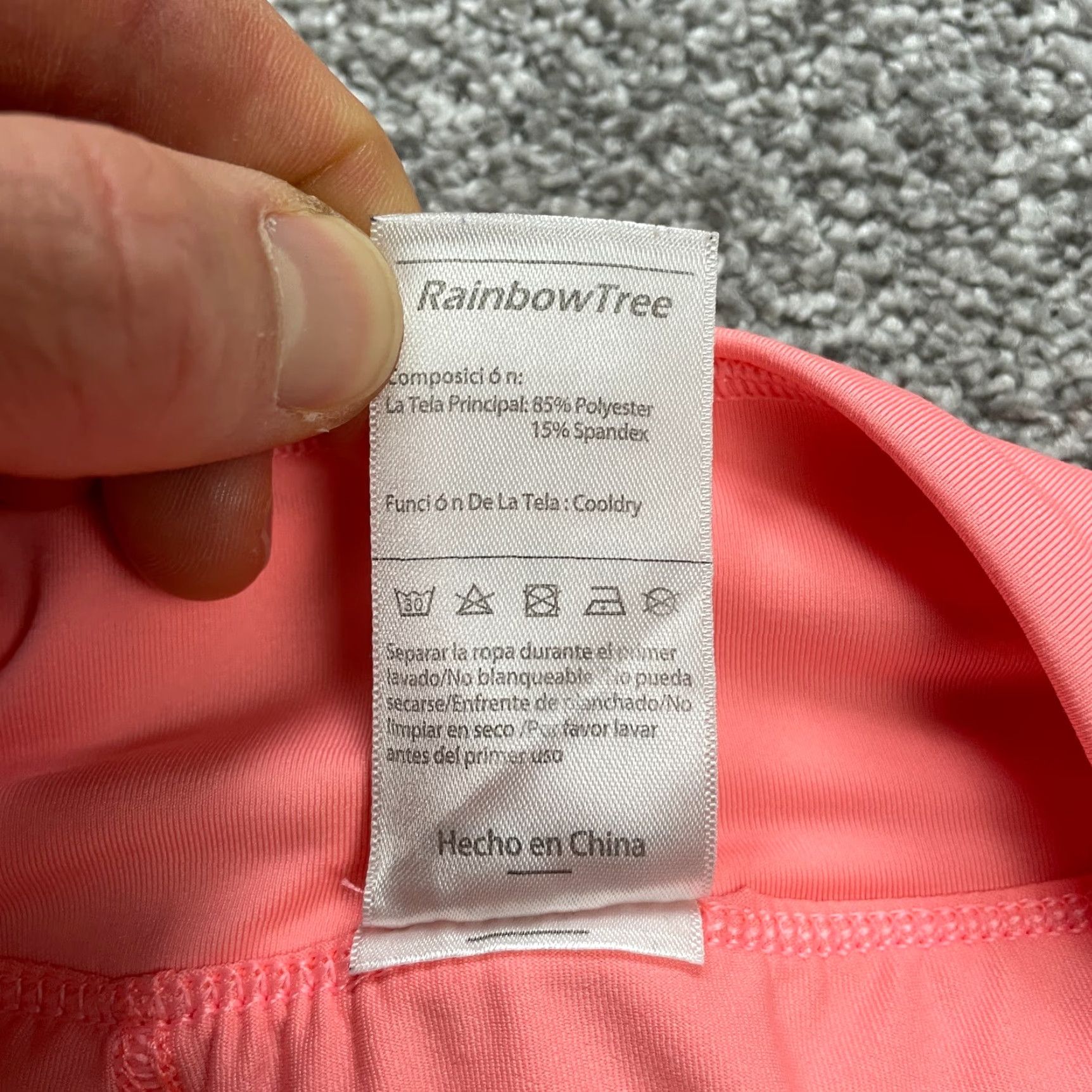 Rainbow Rainbow Tree Skirt Mini Skort Womens L Orange Peach Active A-Line Pleated Tennis Capable Breathable Lightweight Size 36" / US 14 / IT 50 - 6 Thumbnail