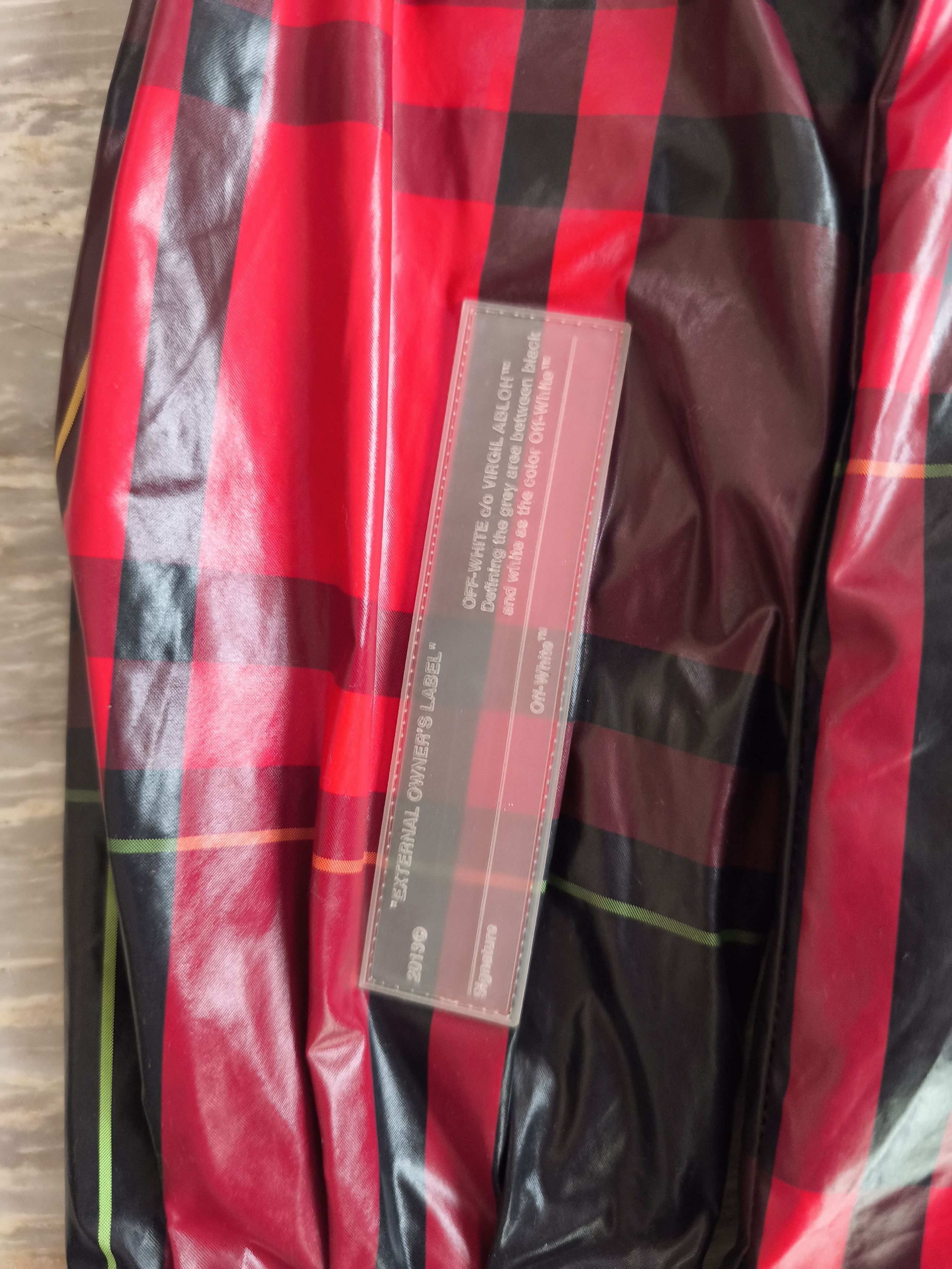 Off-White Off-White Red Checked Anorak Jacket - 19ss Size US M / EU 48-50 / 2 - 9 Thumbnail
