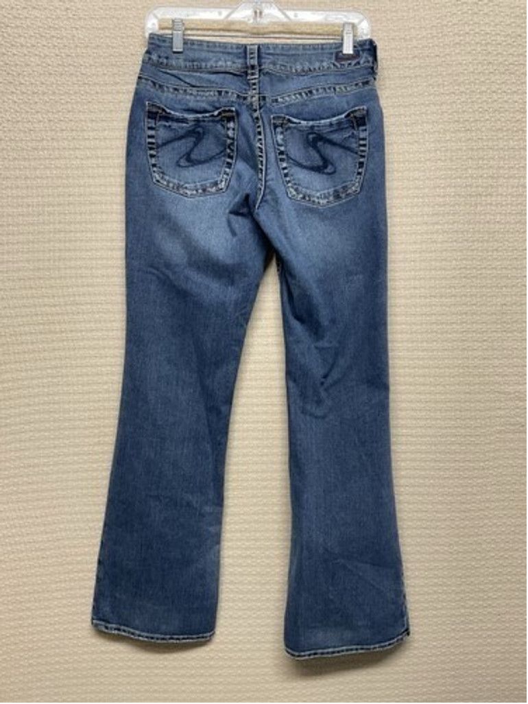 Silver Jeans Co. Silver Jeans Suki Grunge Surplus Bootcut Jeans Women 28x32 Size 28" / US 6 / IT 42 - 9 Thumbnail