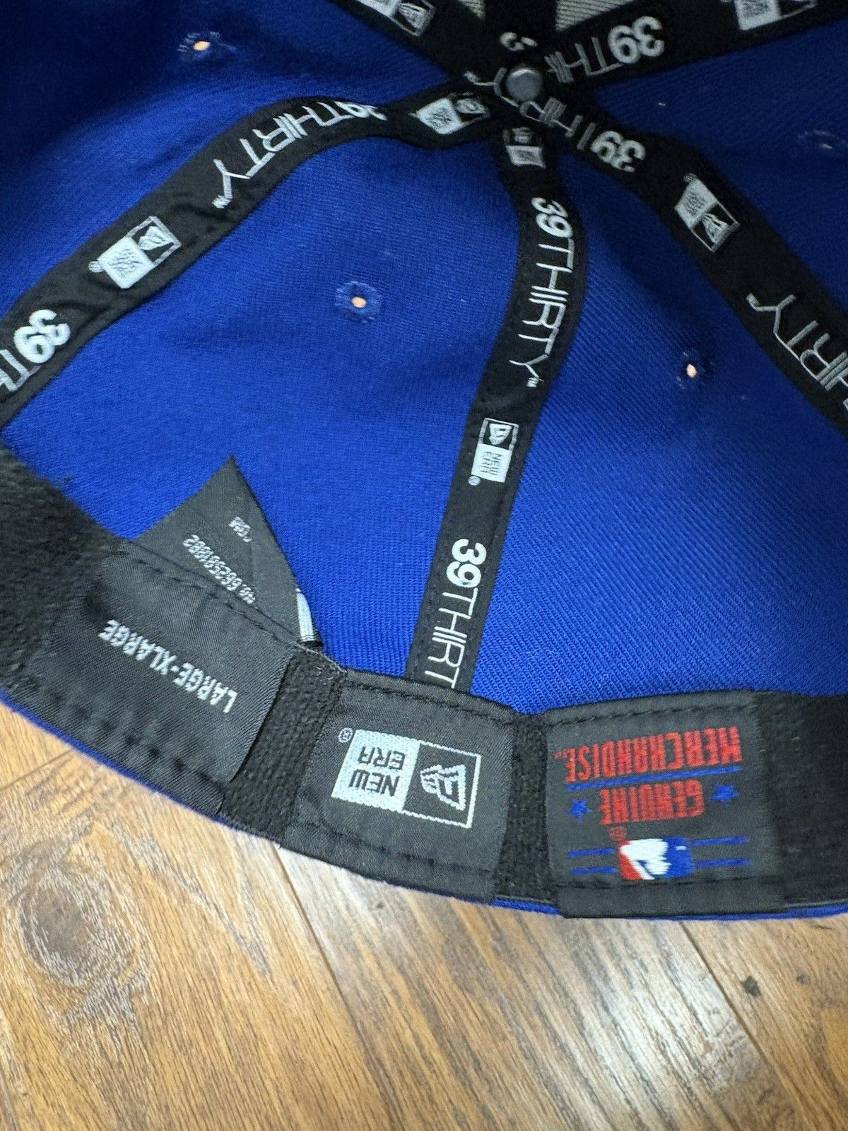 MLB Chicago Cubs Hat Large/XL Blue New Era 39Thirty MLB Genuine Size ONE SIZE - 5 Thumbnail