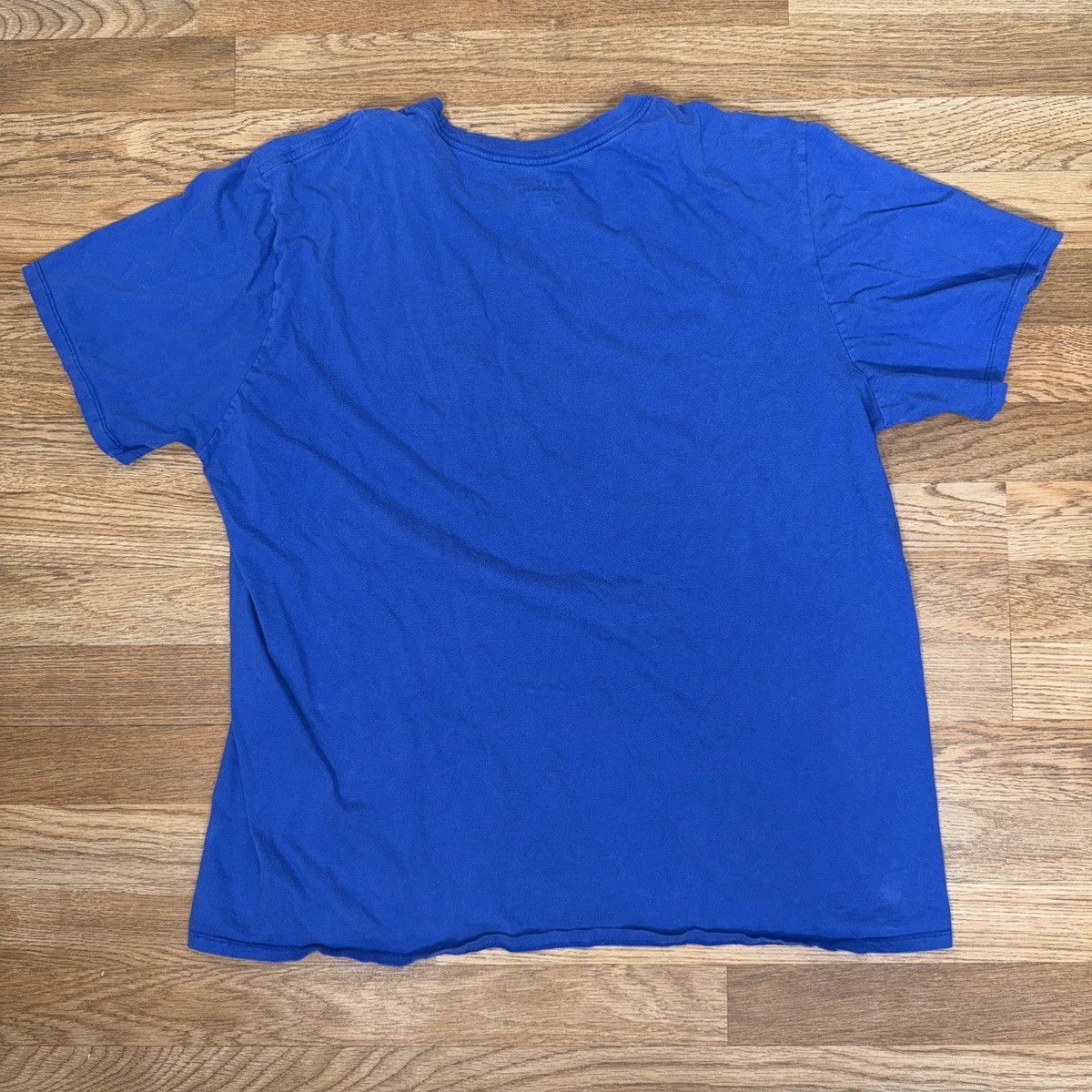 Nike × Vintage Nike blue and white t-shirt big nike swoosh Size US XXL / EU 58 / 5 - 4 Thumbnail