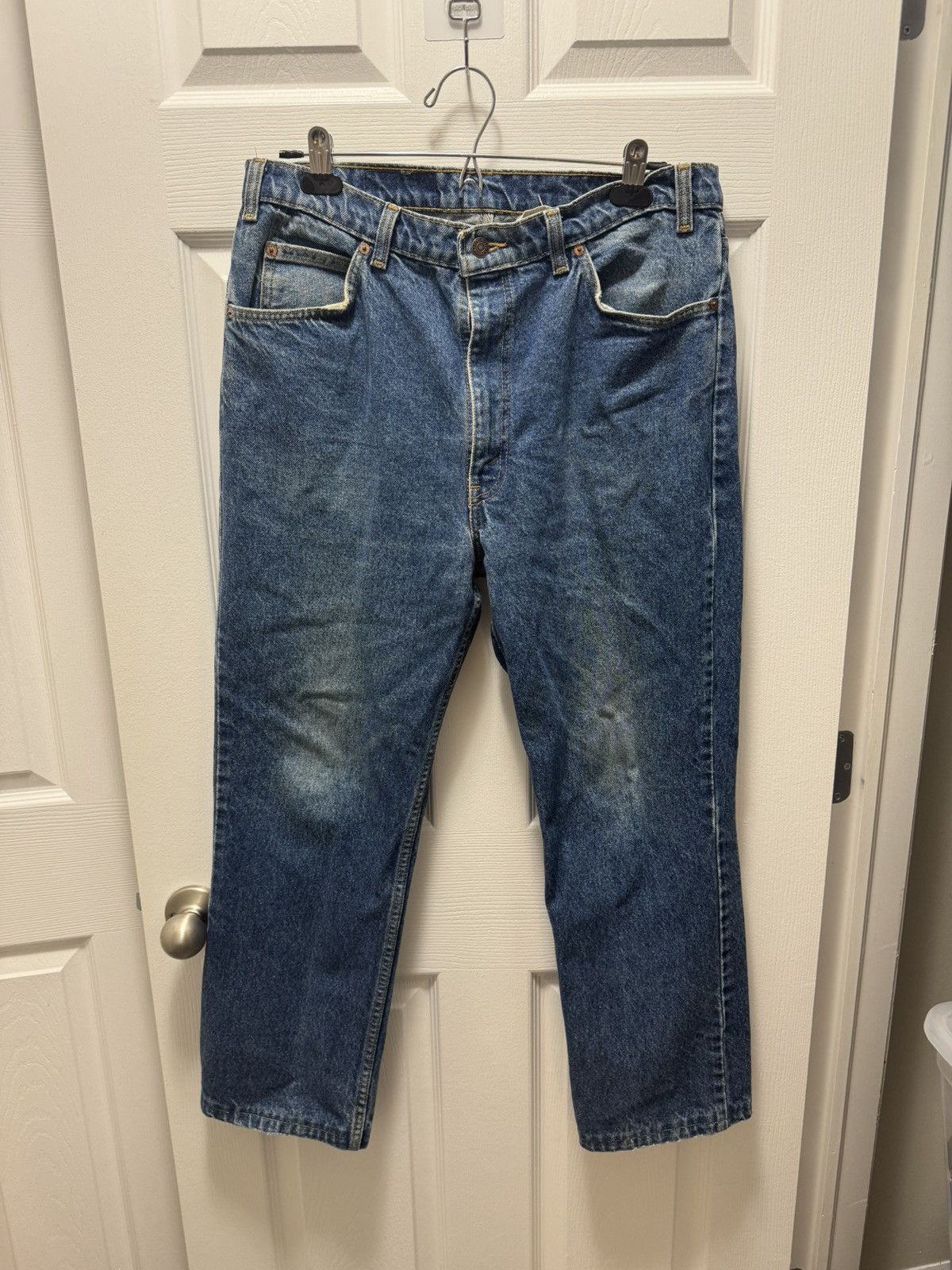 Levi's Vintage Clothing Levi's Levis 619 Orange Tab Vintage 00s Blue Denim Jeans 36 Size US 36 / EU 52 - 2 Thumbnail