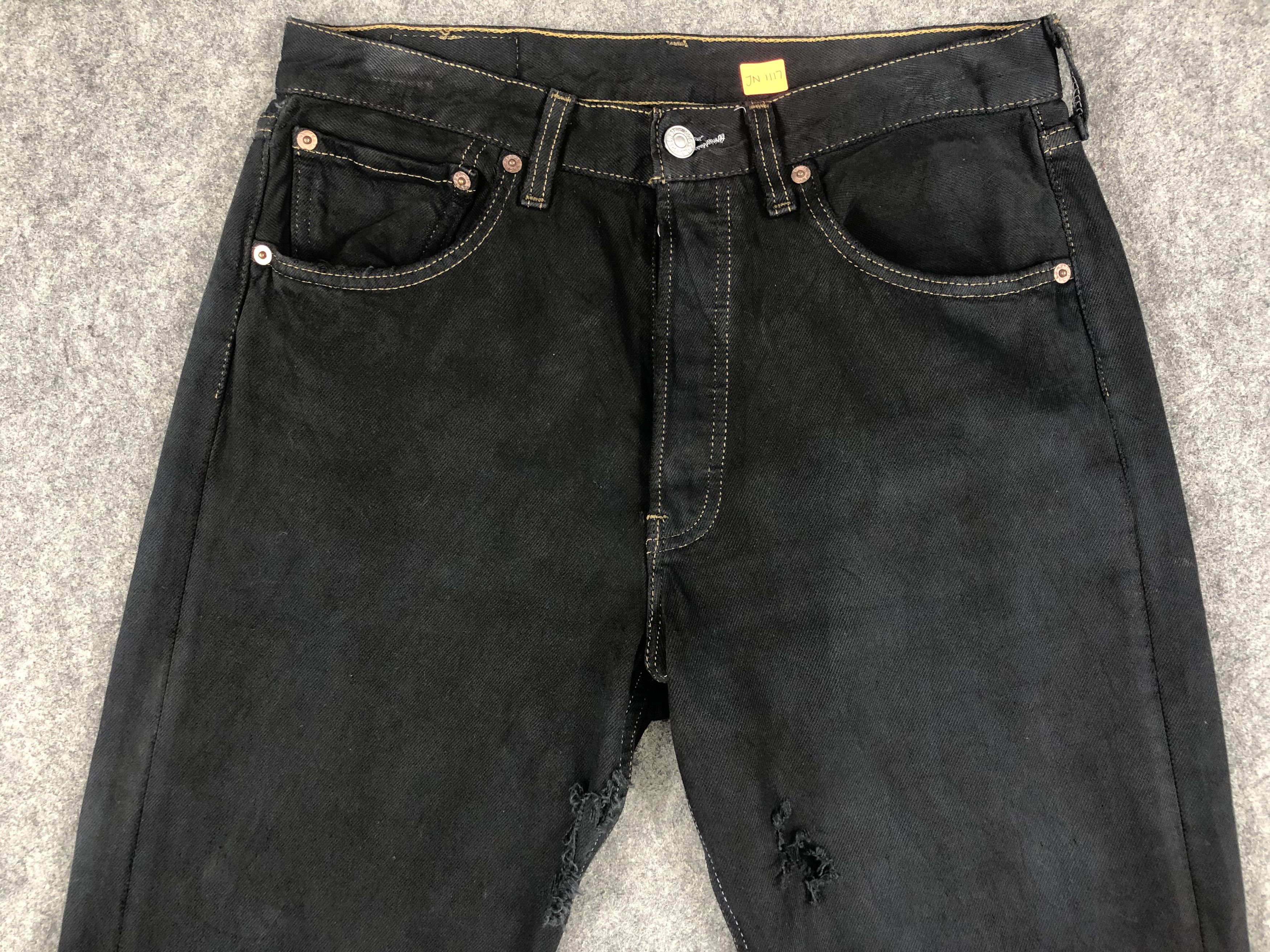 Levi's 90s Vintage Levi's 501 USA Black Jeans 30x32 Denim -JN1117 Size US 30 / EU 46 - 3 Thumbnail