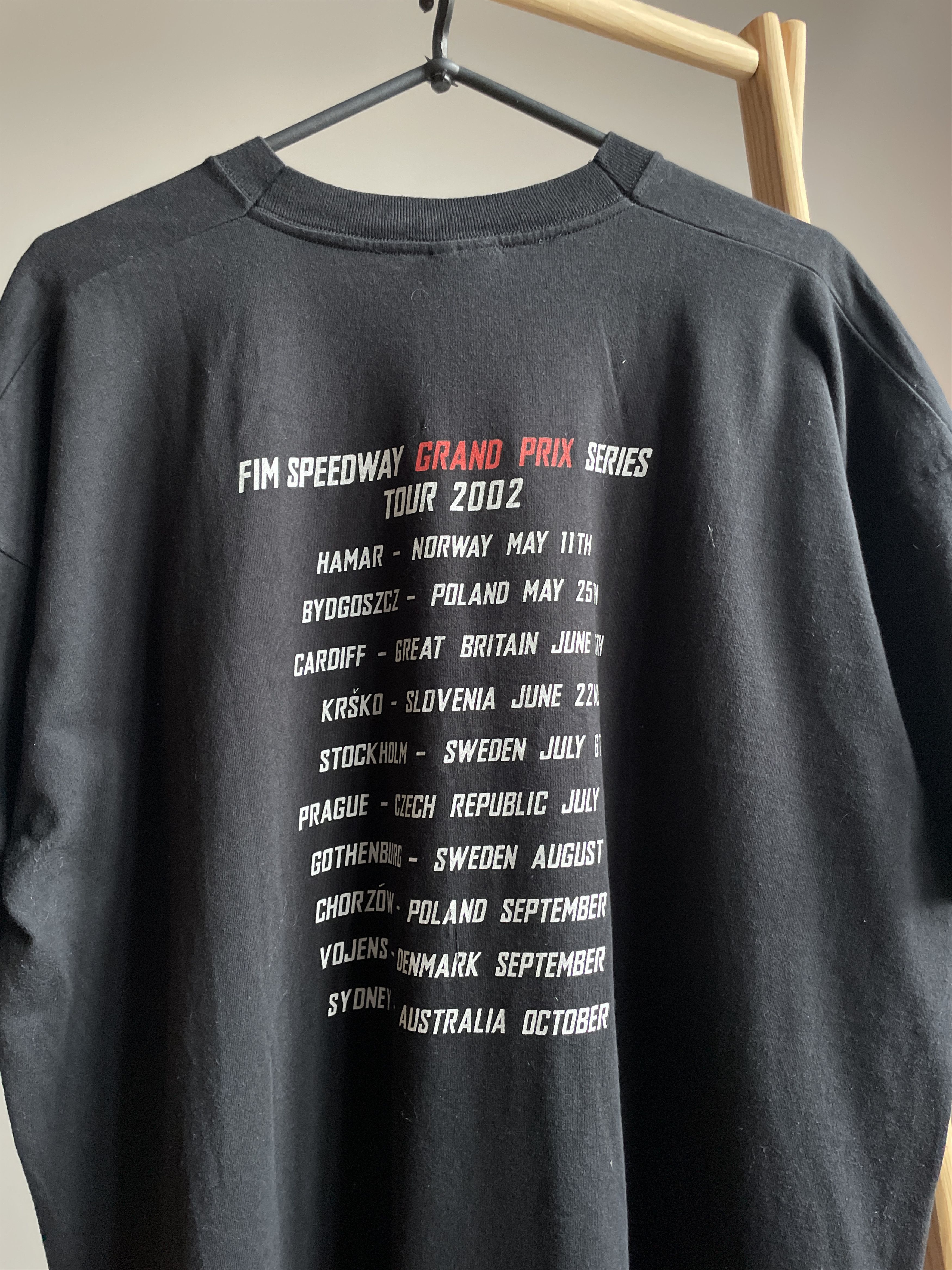 Vintage SPG FIM Speedway Grand Prix Tour 2002 Vintage T-Shirt Size US XXL / EU 58 / 5 - 4 Thumbnail