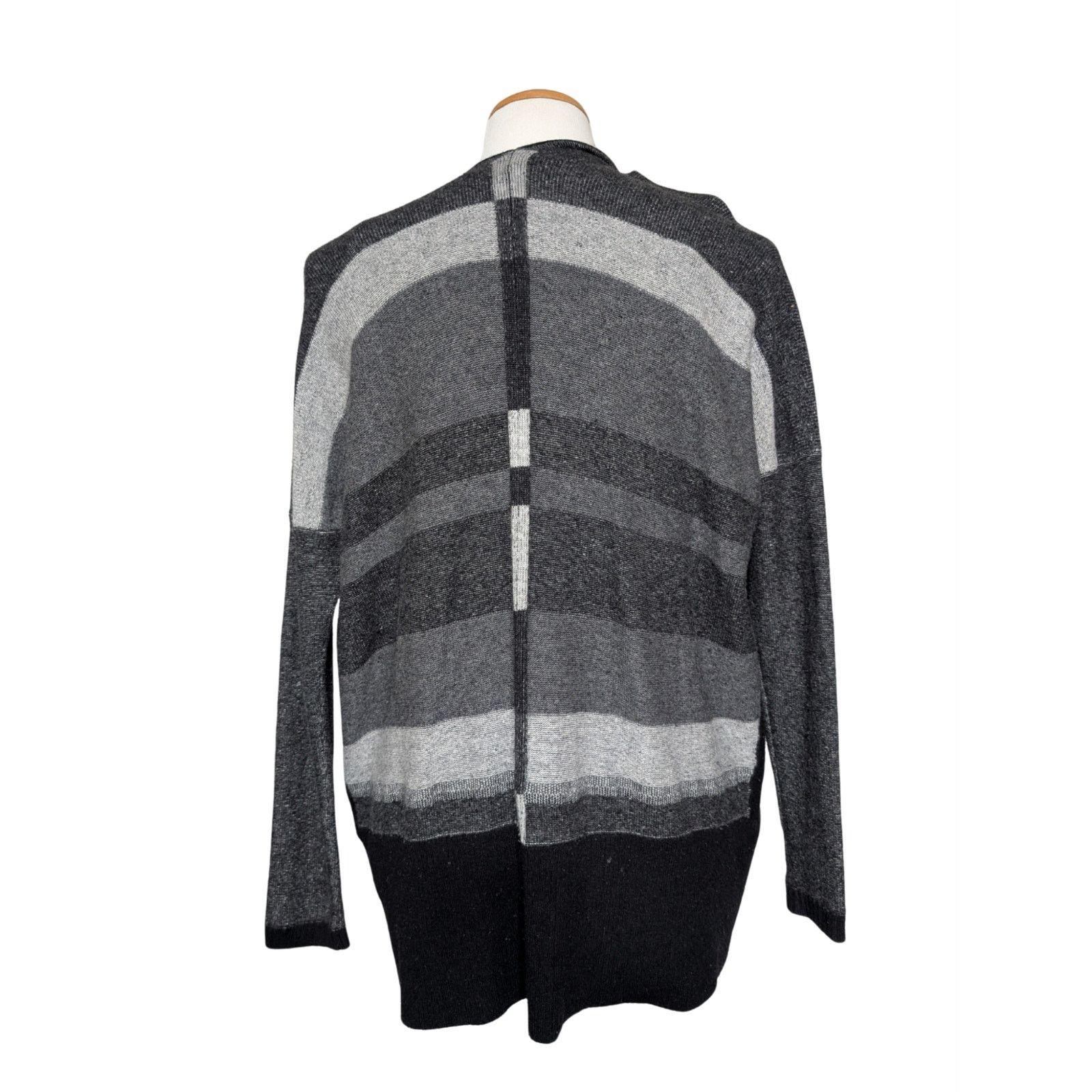 Vince Vince Women’s Open Front Wool Blend Stripe Cardigan Size S Size S / US 4 / IT 40 - 3 Thumbnail