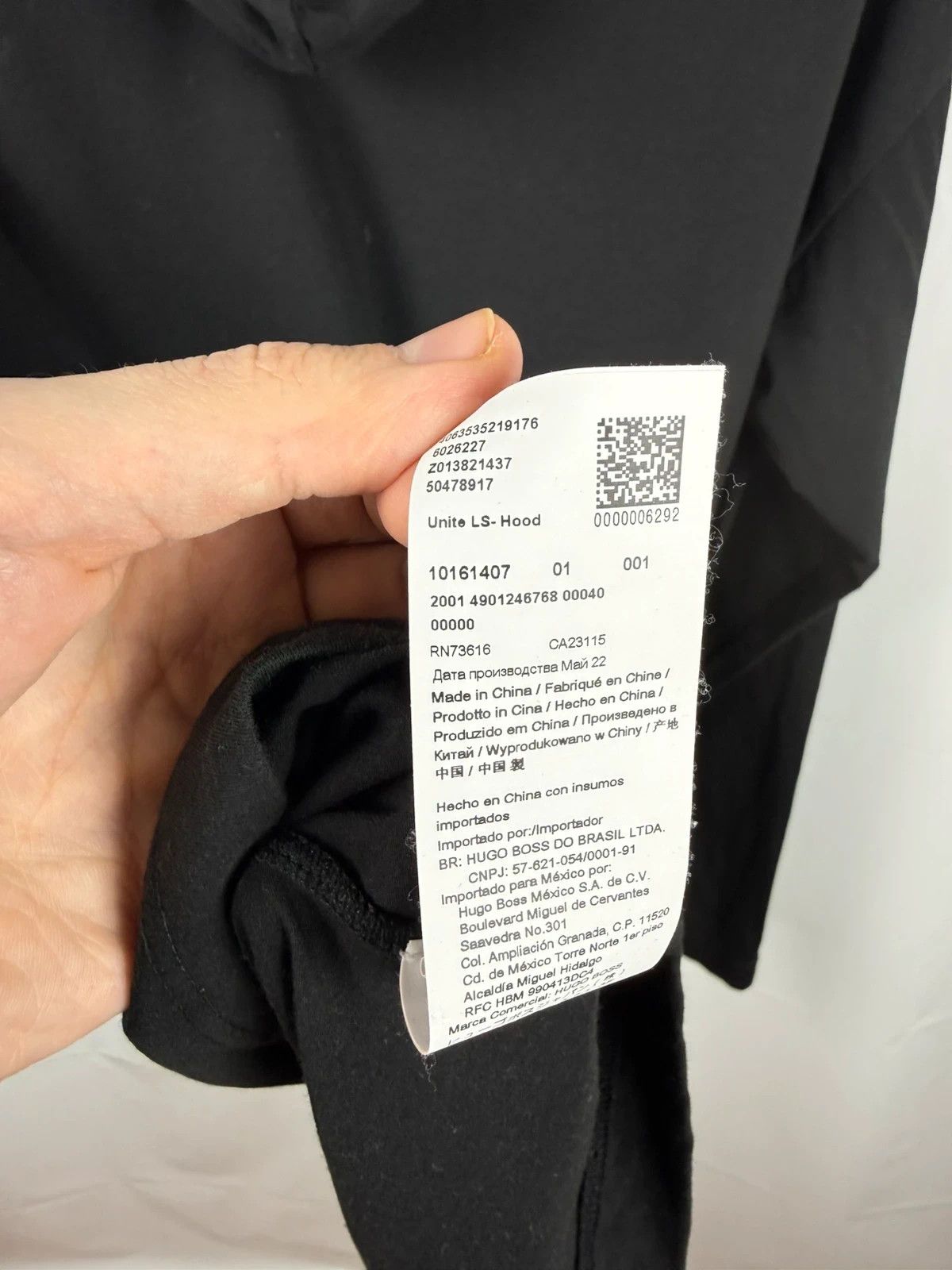 Hugo Boss Hugo Boss Hooded Longsleeve Cotton Modal size XL Size US XL / EU 56 / 4 - 9 Thumbnail