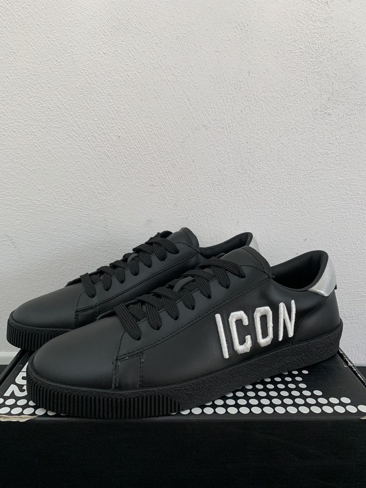 Dsquared2 D-Squared2 Leather Sneakers Size US 7 / EU 40 - 6 Thumbnail