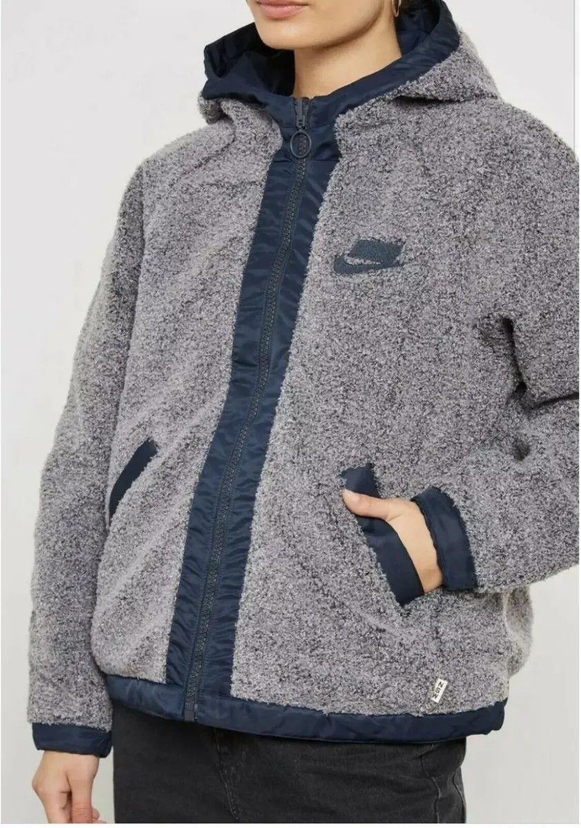 Nike Nike NSW Revesible Sherpa Jacket Size S / US 4 / IT 40 - 1 Thumbnail