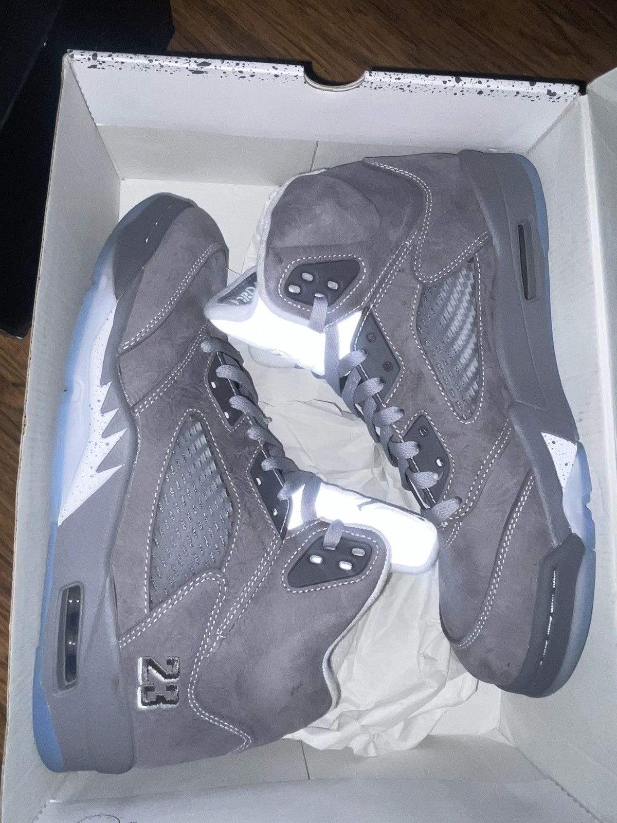 Jordan Brand Jordan 5 wolf grey size 10 Size US 10 / EU 43 - 8 Thumbnail