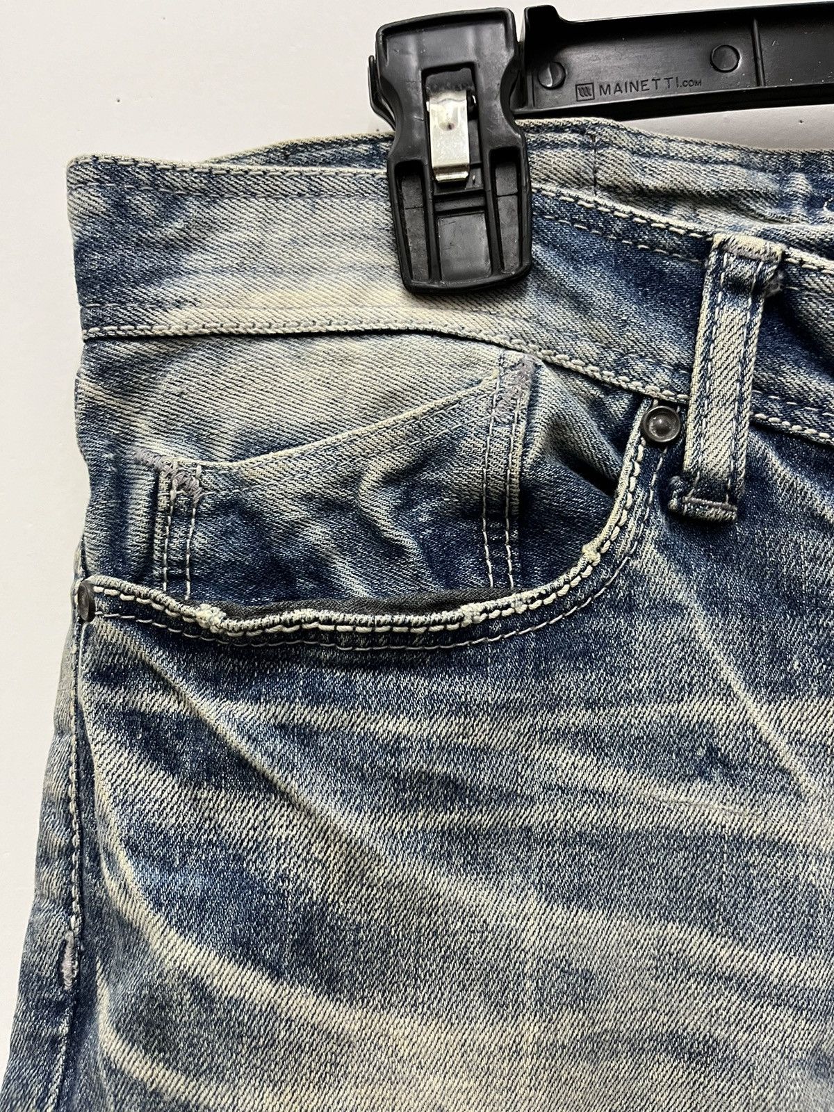 Japanese Brand Gostar De Fuga Japan Skinny Rusty Distressed Denim Pants Size US 33 - 7 Thumbnail