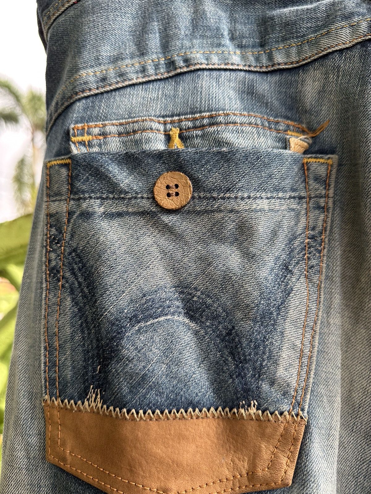 If Six Was Nine Distress Edwin Flare Tokyo Blue Trip Made In Japan. Size US 34 / EU 50 - 12 Thumbnail