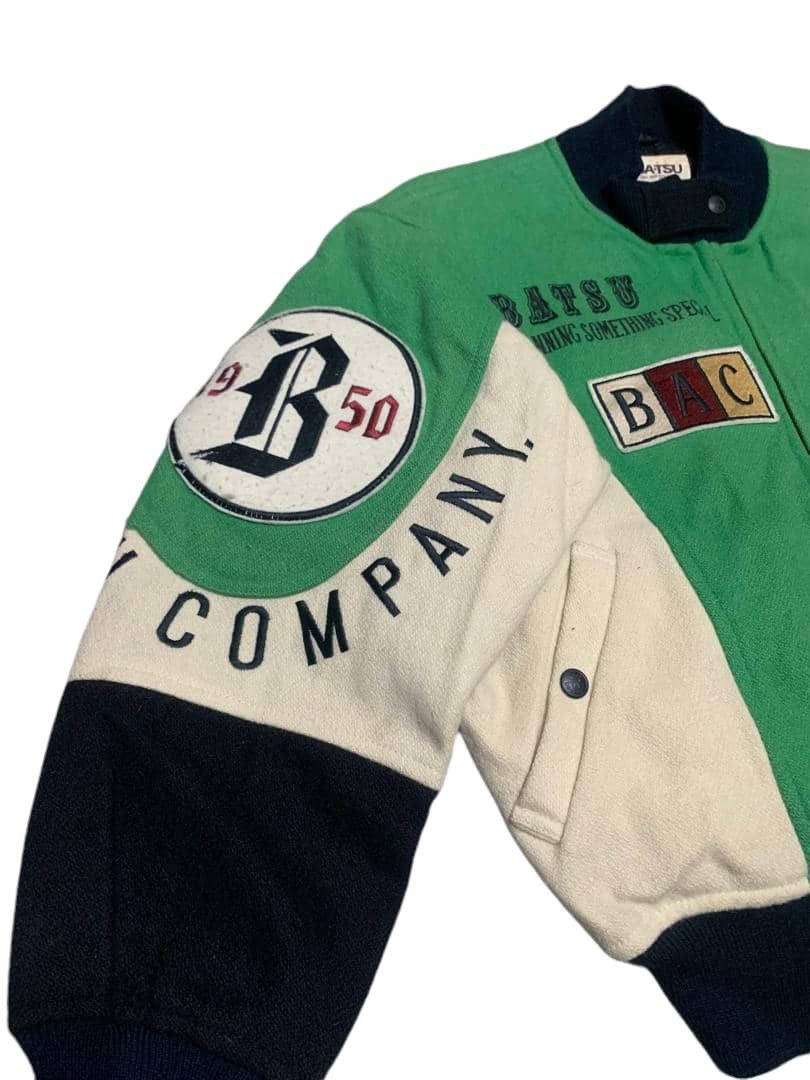 If Six Was Nine Vintage 80s Japanese BA-TSU Wool Varsity Jacket Nice Design Size US M / EU 48-50 / 2 - 4 Thumbnail
