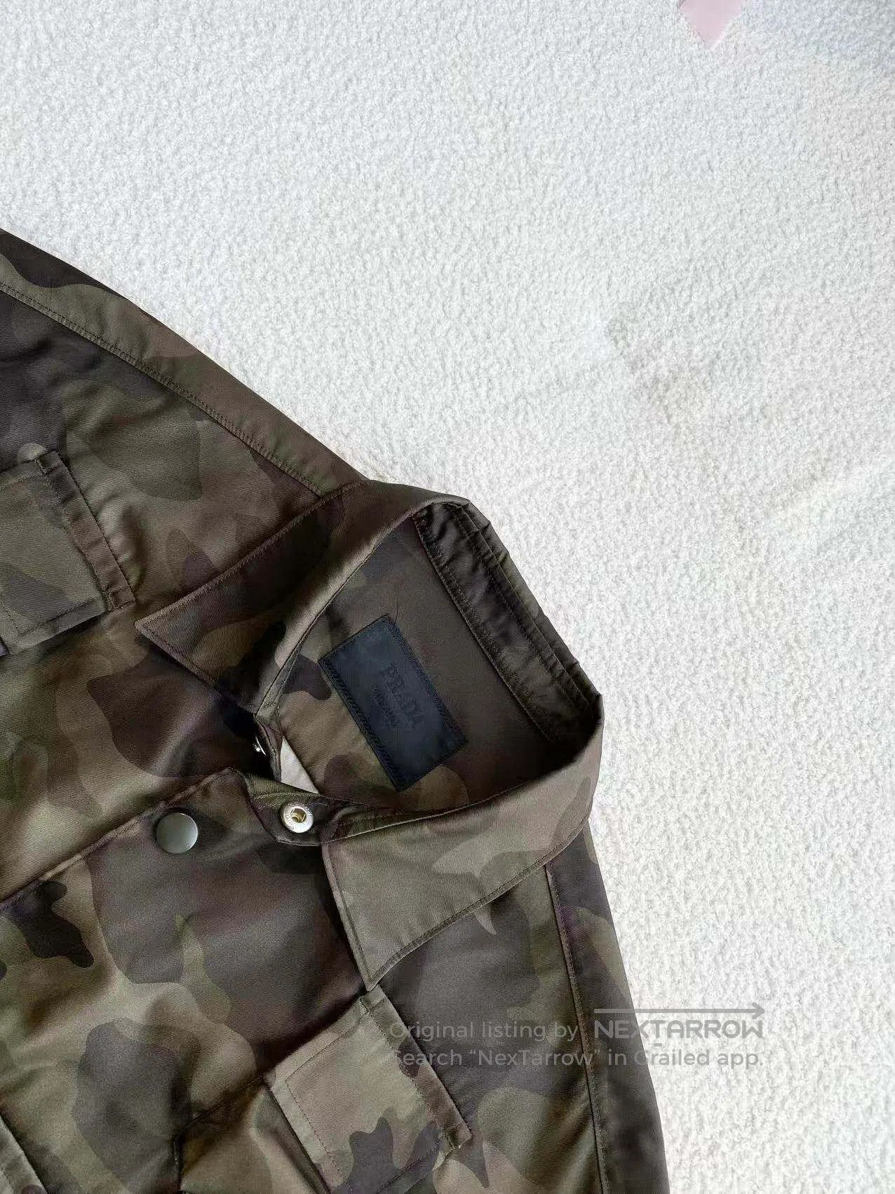 Prada Prada Rigid camouflage jacket| Size M / US 6-8 / IT 42-44 - 4 Thumbnail
