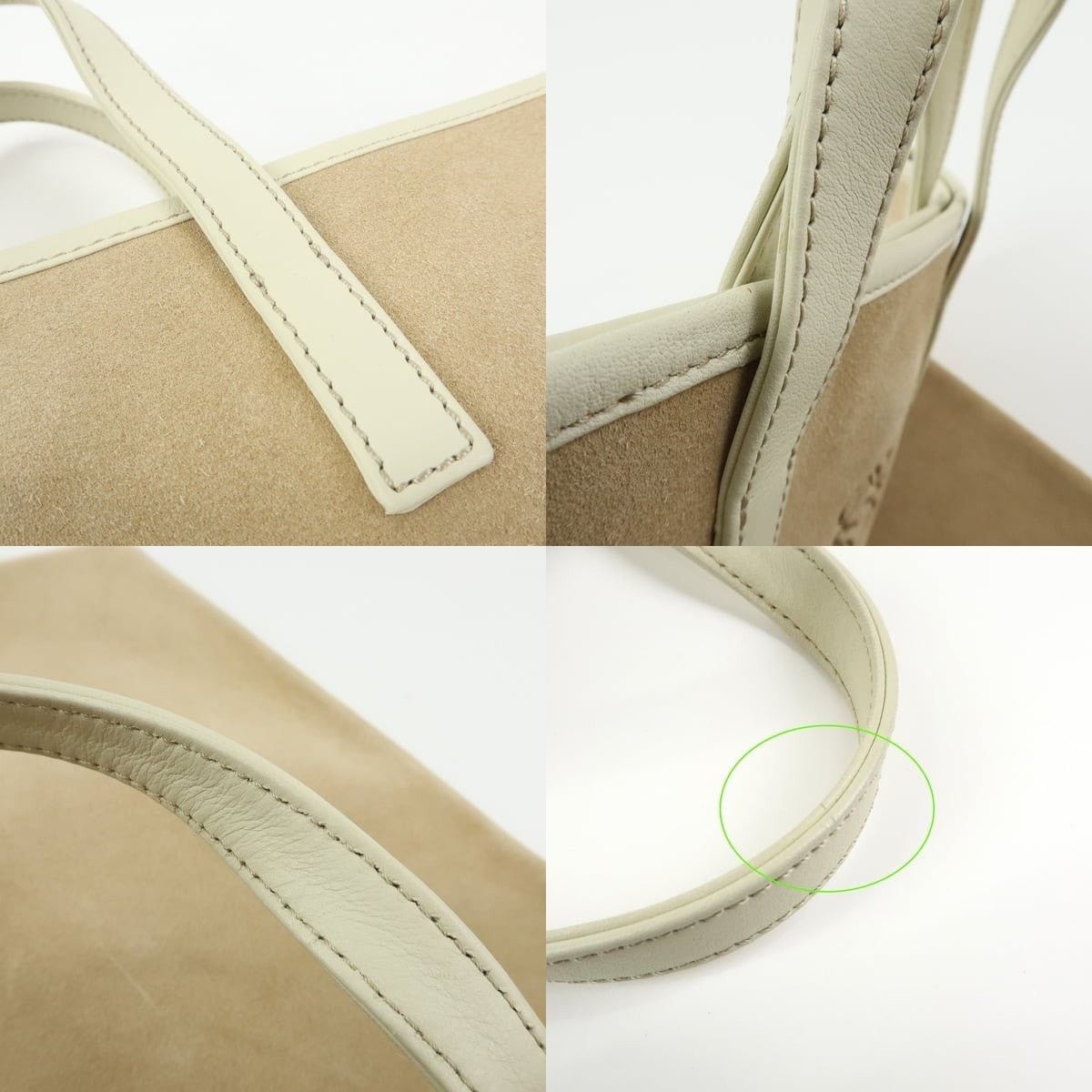 Loewe Loewe Anagram Suede Tote Tan Size ONE SIZE - 4 Thumbnail