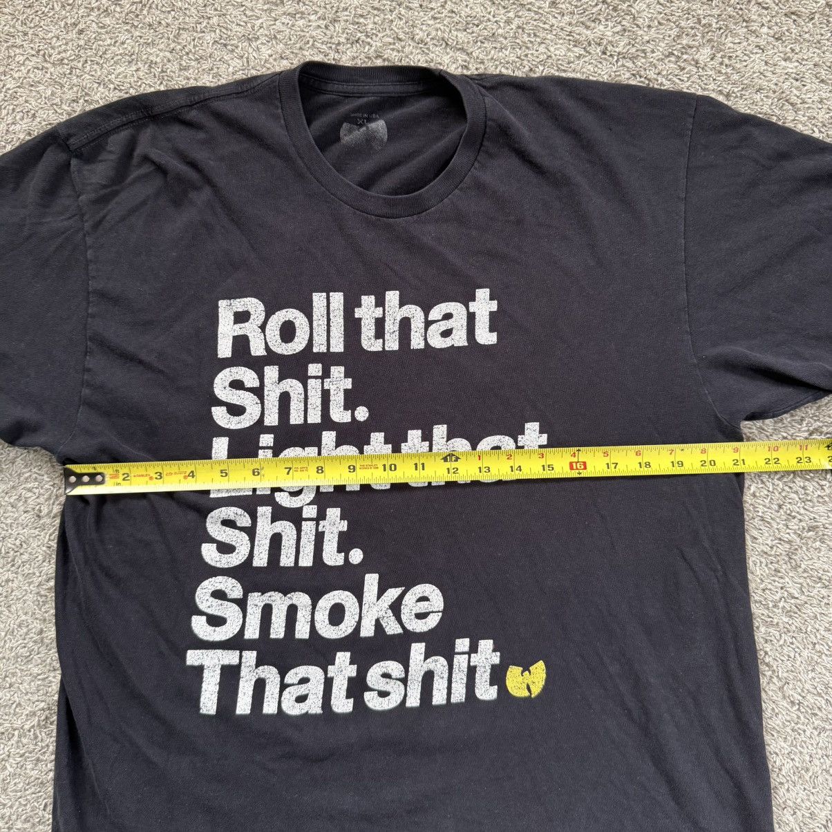 Wu-Tang Clan 🔴Wu-Tang Shirt Sz XL Smoke That Roll That WuTang Method Man Size US XL / EU 56 / 4 - 5 Thumbnail