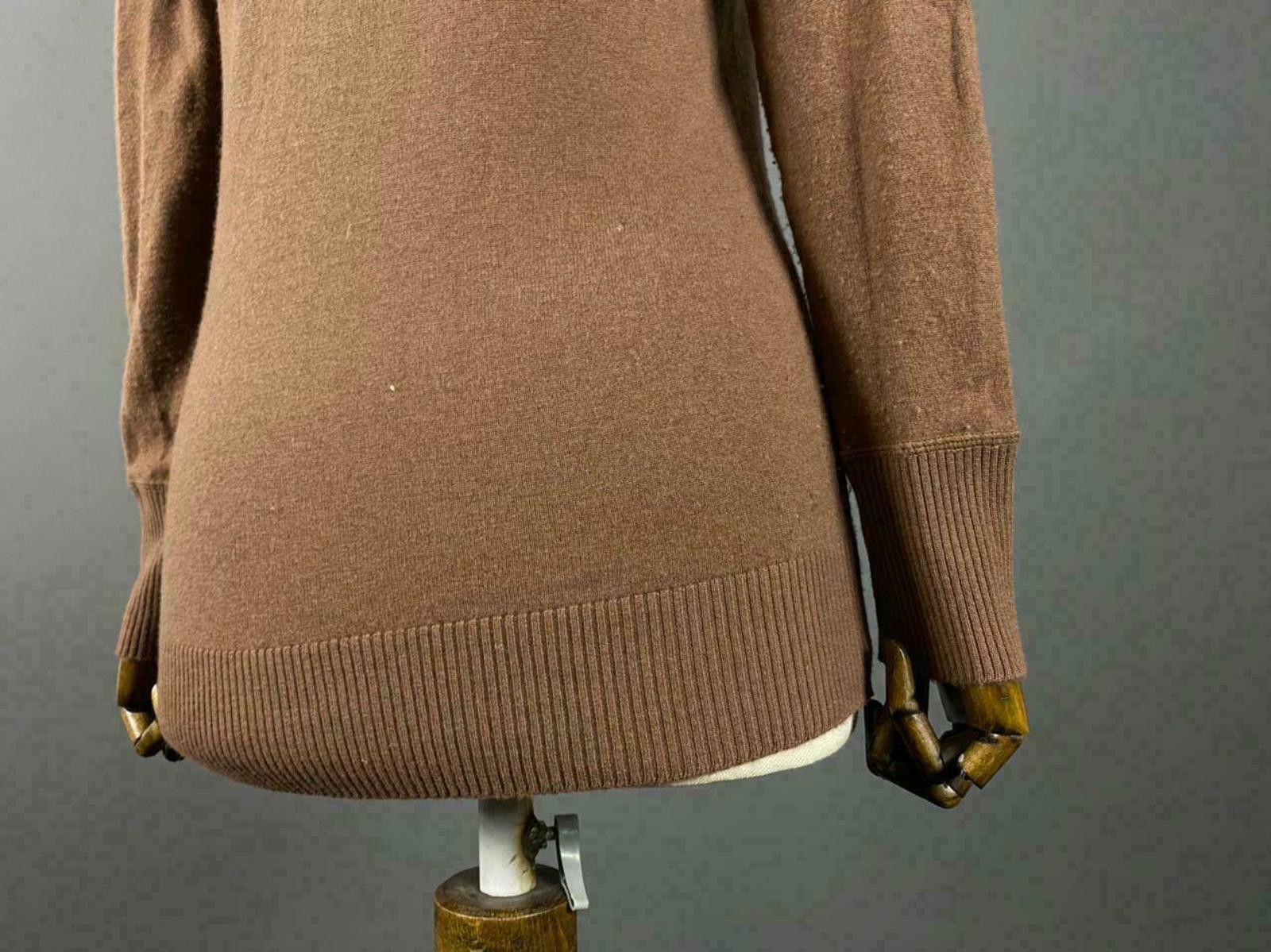 Alessandro Dell'acqua Ladies Allesandro Dell’Acqua Brown Cashmere Sweater Size 40 Size M / US 6-8 / IT 42-44 - 9 Thumbnail