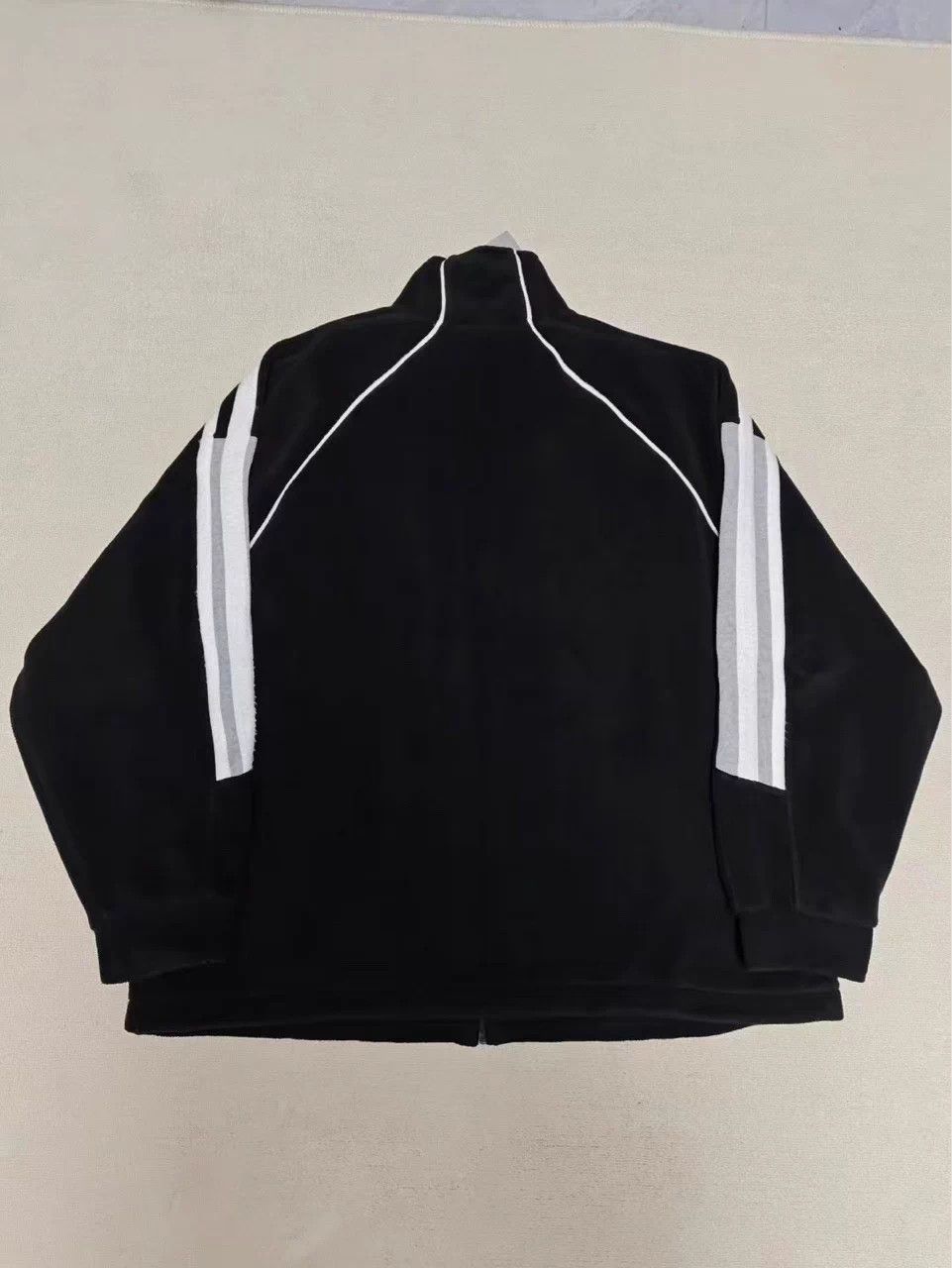 Balenciaga Balenciaga Fleece Sporty BB Jkt Black & White S Size S / US 4 / IT 40 - 2 Thumbnail