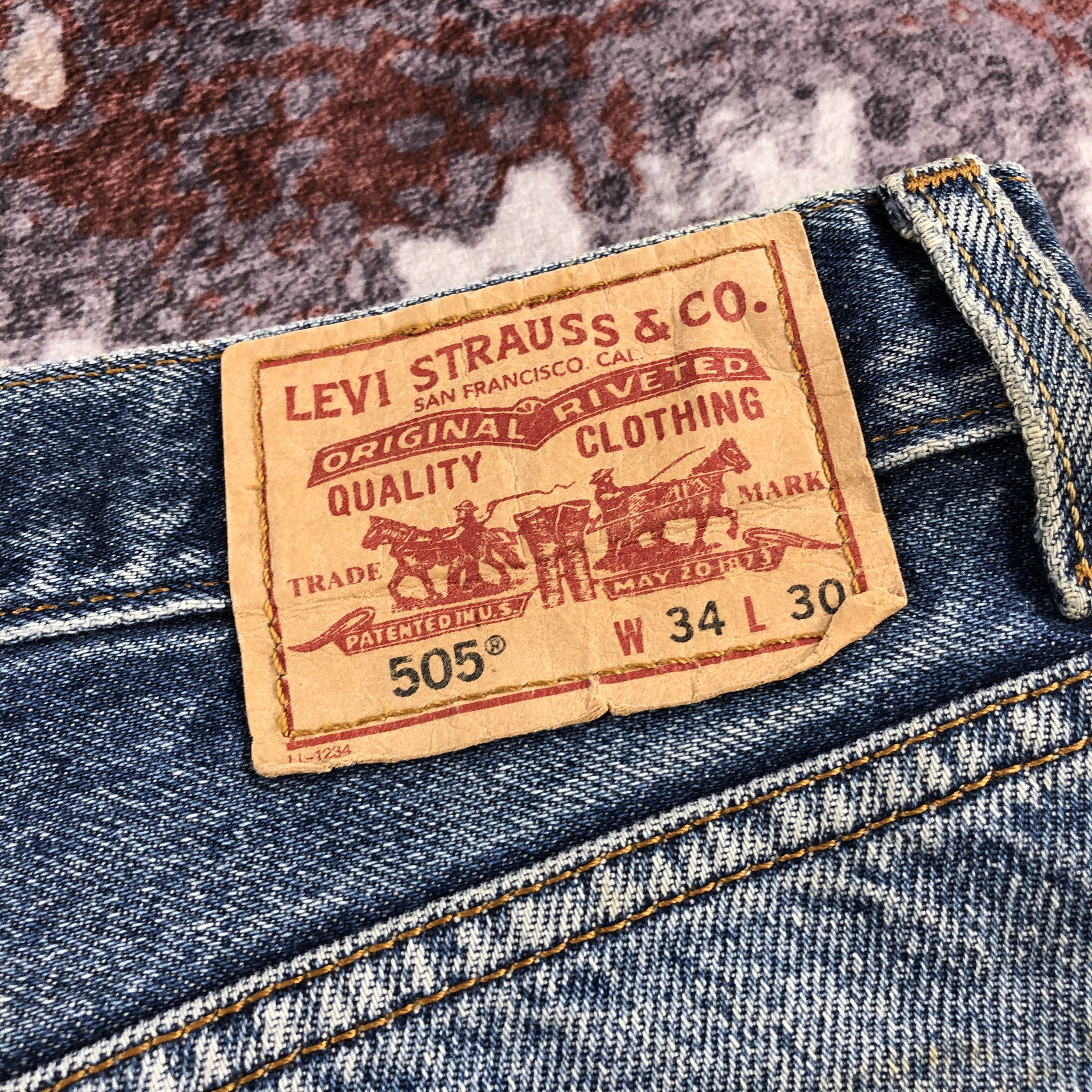 Levi's × Vintage Vintage Blue Wash Levis 505 Jeans-JM2496 Size US 36 / EU 52 - 7 Thumbnail