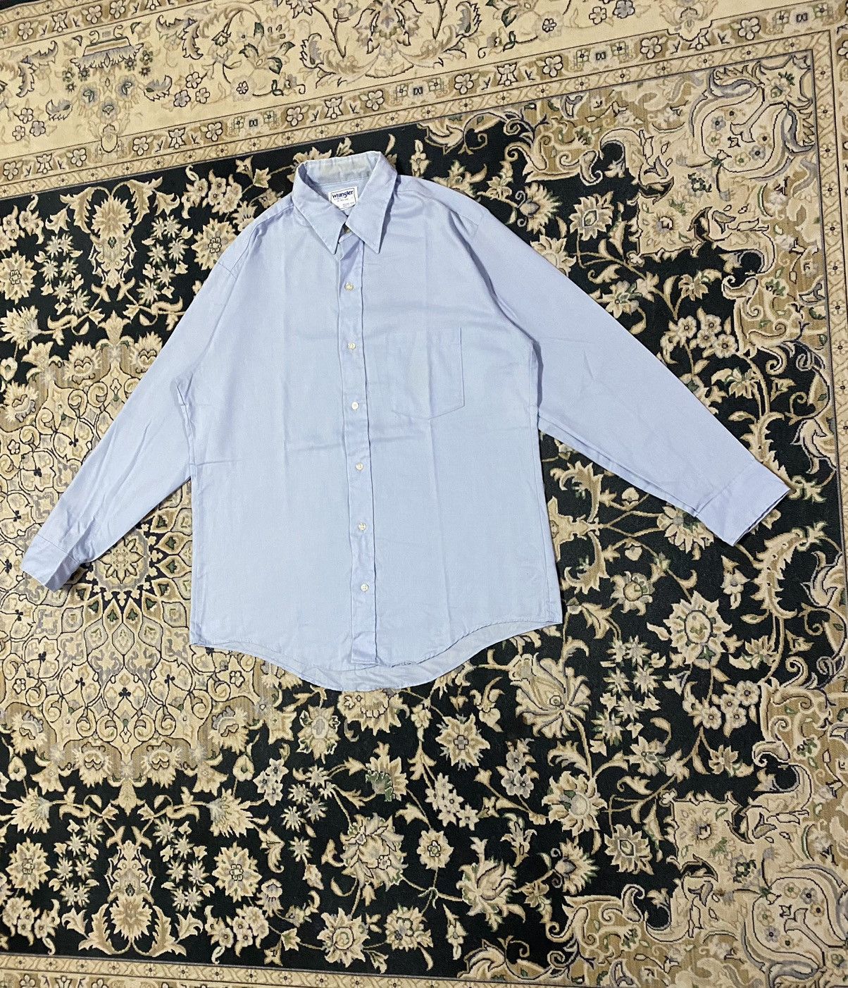 Wrangler Vintage Wrangler Shirt Button Down Size 42L - 2 Thumbnail