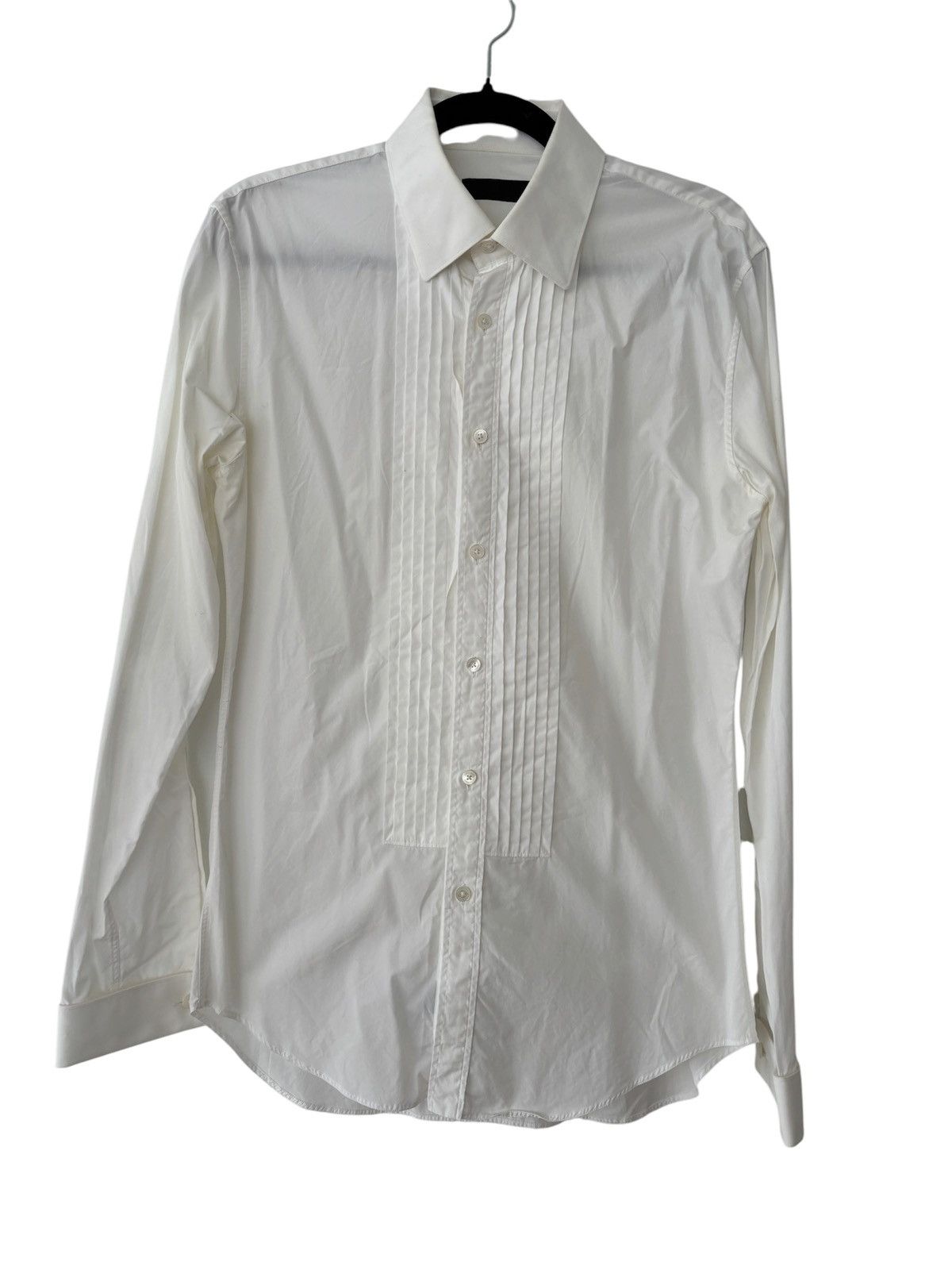 Burberry Prorsum Burberry Prorsum Tuxedo Pleated Bib Shirt Size US M / EU 48-50 / 2 - 1 Thumbnail