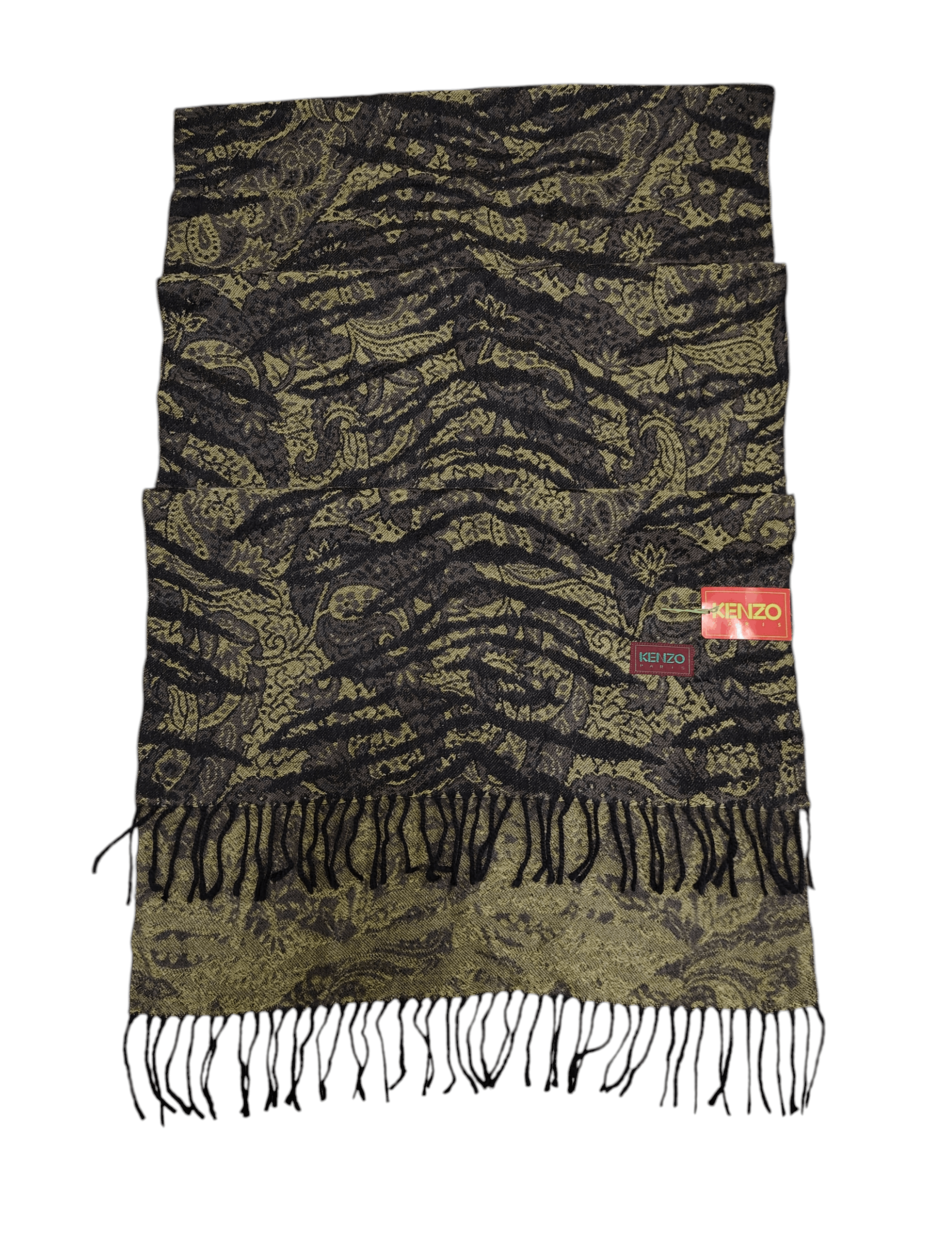 Kenzo NWT Kenzo Paris Scarf Wool Cashmere Muffler Size ONE SIZE - 3 Thumbnail