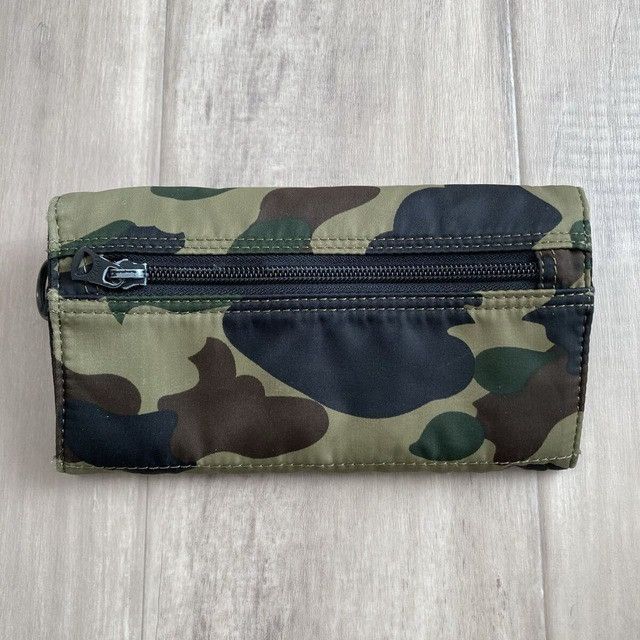 Bape × Porter BAPE × PORTER LONG WALLET 1st camo green a bathing ape Size ONE SIZE - 2 Thumbnail