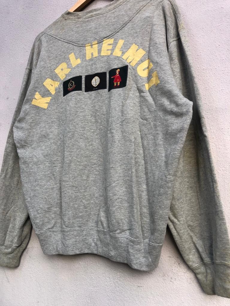 Japanese Brand Karl Helmut Logo Sweatshirt Size US M / EU 48-50 / 2 - 7 Thumbnail