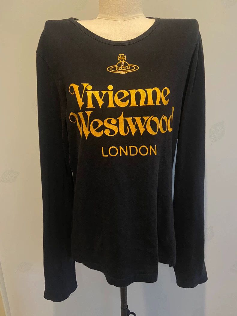 Vivienne Westwood Vivienne Westwood Classic printed long sleeve T-shirt top Size L / US 10 / IT 46 - 5 Thumbnail