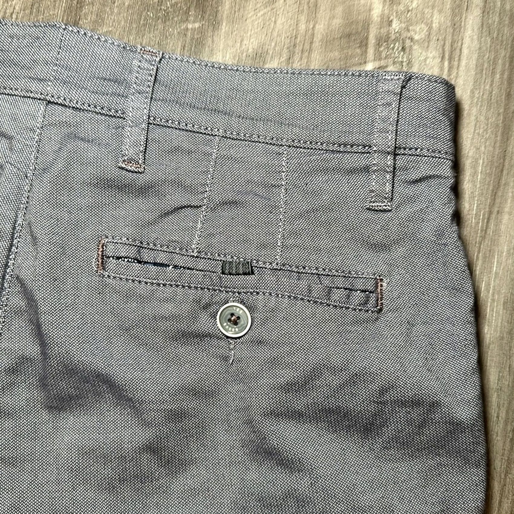 Ted Baker Ted Baker Chino Shorts Men 28 Regular Purple Cotton Stretch 98% Elastane 2% Vintage 90s Tweed/Herringbone? Size US 28 / EU 44 - 3 Thumbnail