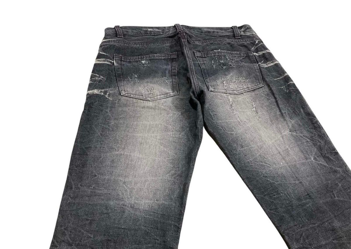 Hysteric Glamour 🔥Sick Y2K Lowbox Denim Clawmark Boro Distressed LGB Size US 32 / EU 48 - 9 Thumbnail