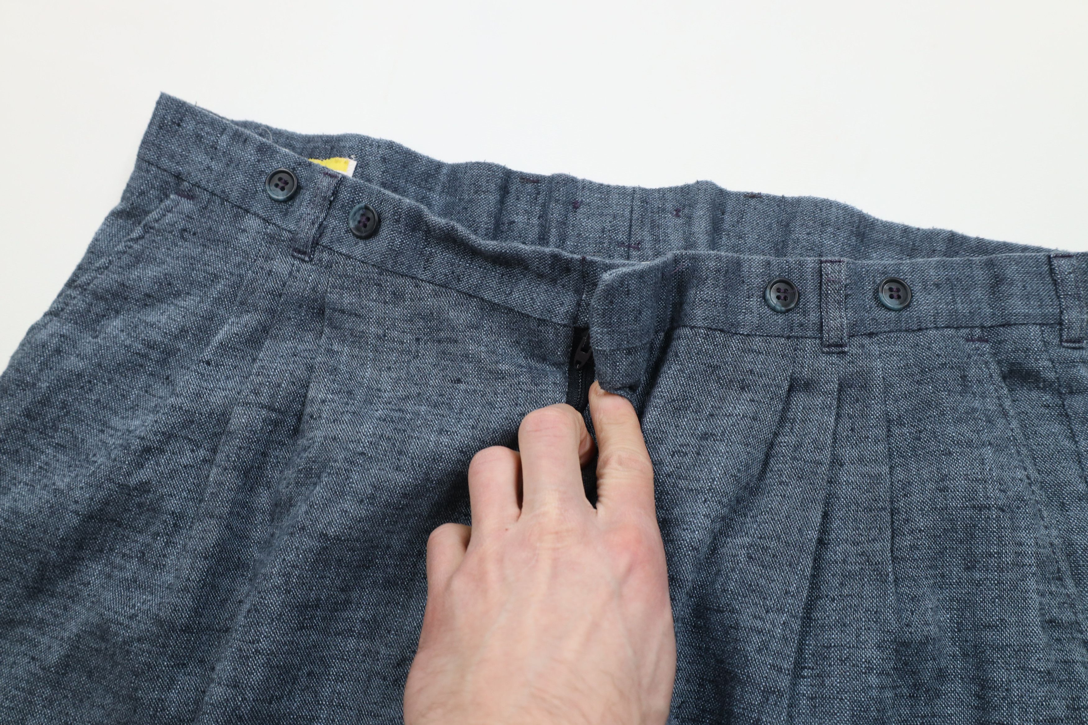 Vintage Vintage 60s 70s Streetwear Burlap Linen Blend Pants USA Size US 34 / EU 50 - 7 Thumbnail