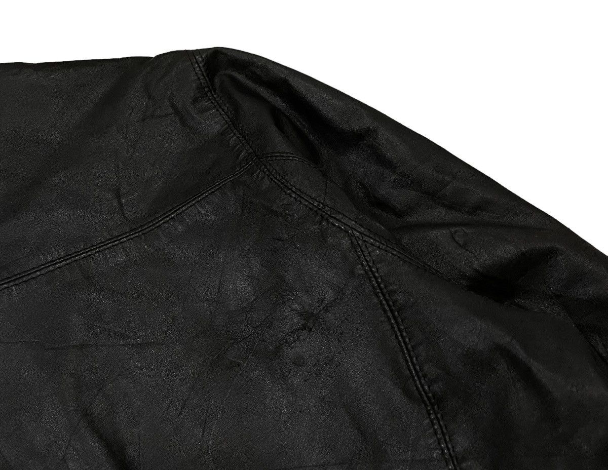 Comme des Garcons Tricot Comme Des Garcons Bomber Leather Jacket Size US M / EU 48-50 / 2 - 11 Thumbnail