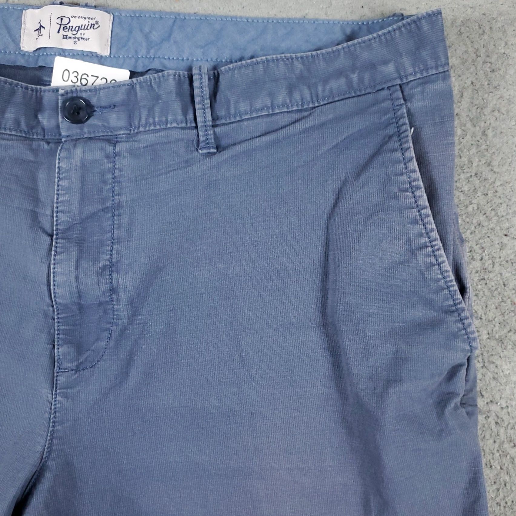 Vintage Munsingwear Mens Shorts Size 38 Blue Casual Chino Flat Front Cotton Military Style Size US 38 / EU 54 - 3 Thumbnail