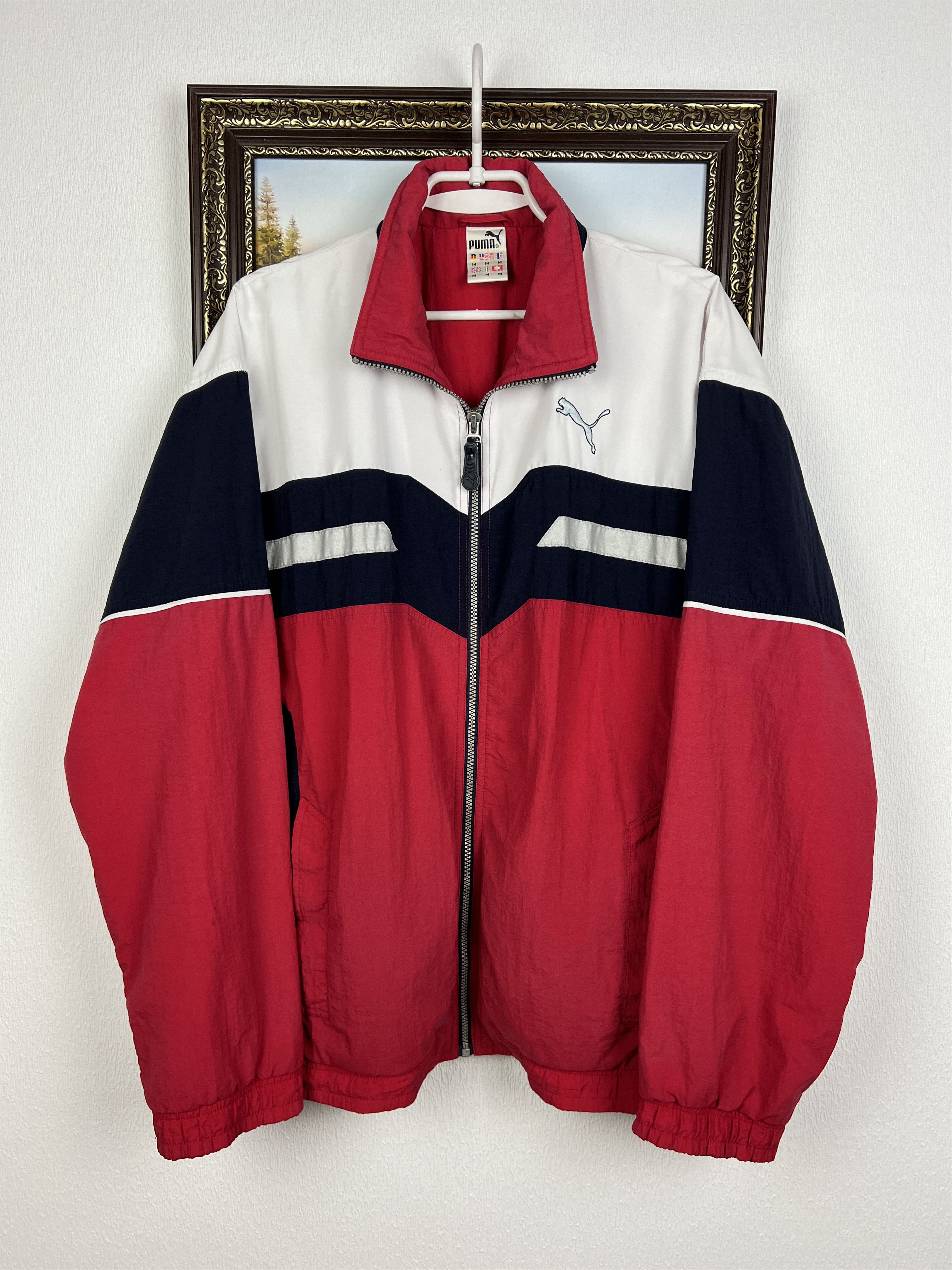 Puma Vintage 80's Sport Track Suit Jacket Pants Set Rare Hype Size US M / EU 48-50 / 2 - 2 Thumbnail