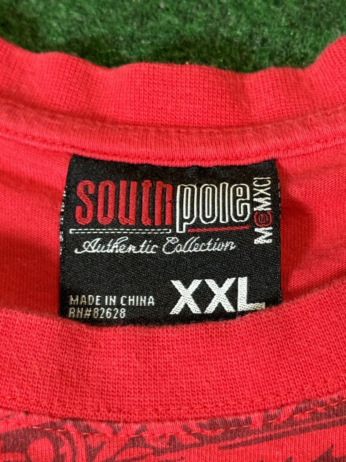 Southpole × Vintage Y2K Southpole Cyberpunk Pinkman Hip Hop Gothic Red T Shirt Size US XXL / EU 58 / 5 - 4 Thumbnail
