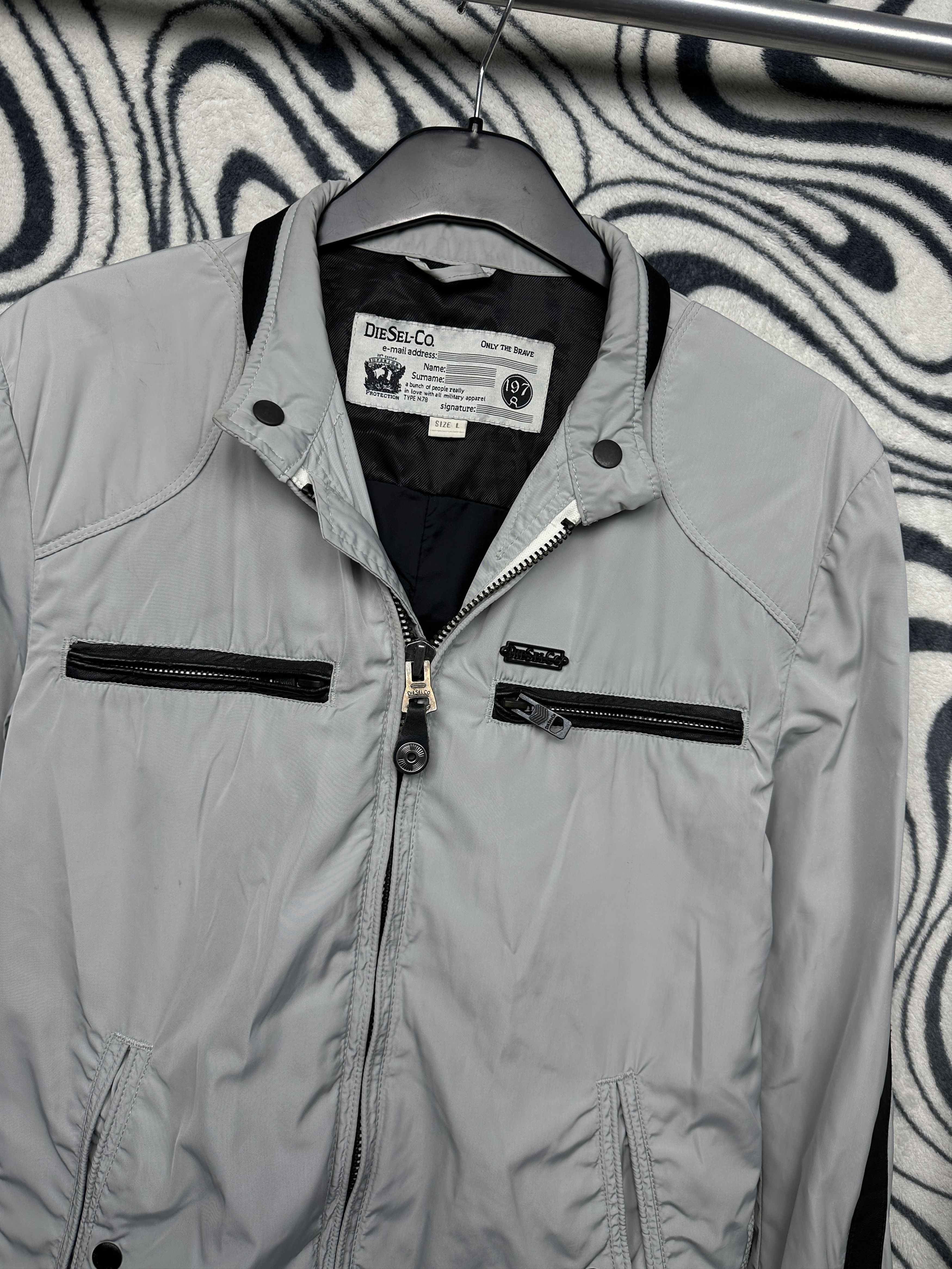 Diesel Diesel Nylon and Leather Biker Jacket Size US L / EU 52-54 / 3 - 2 Thumbnail