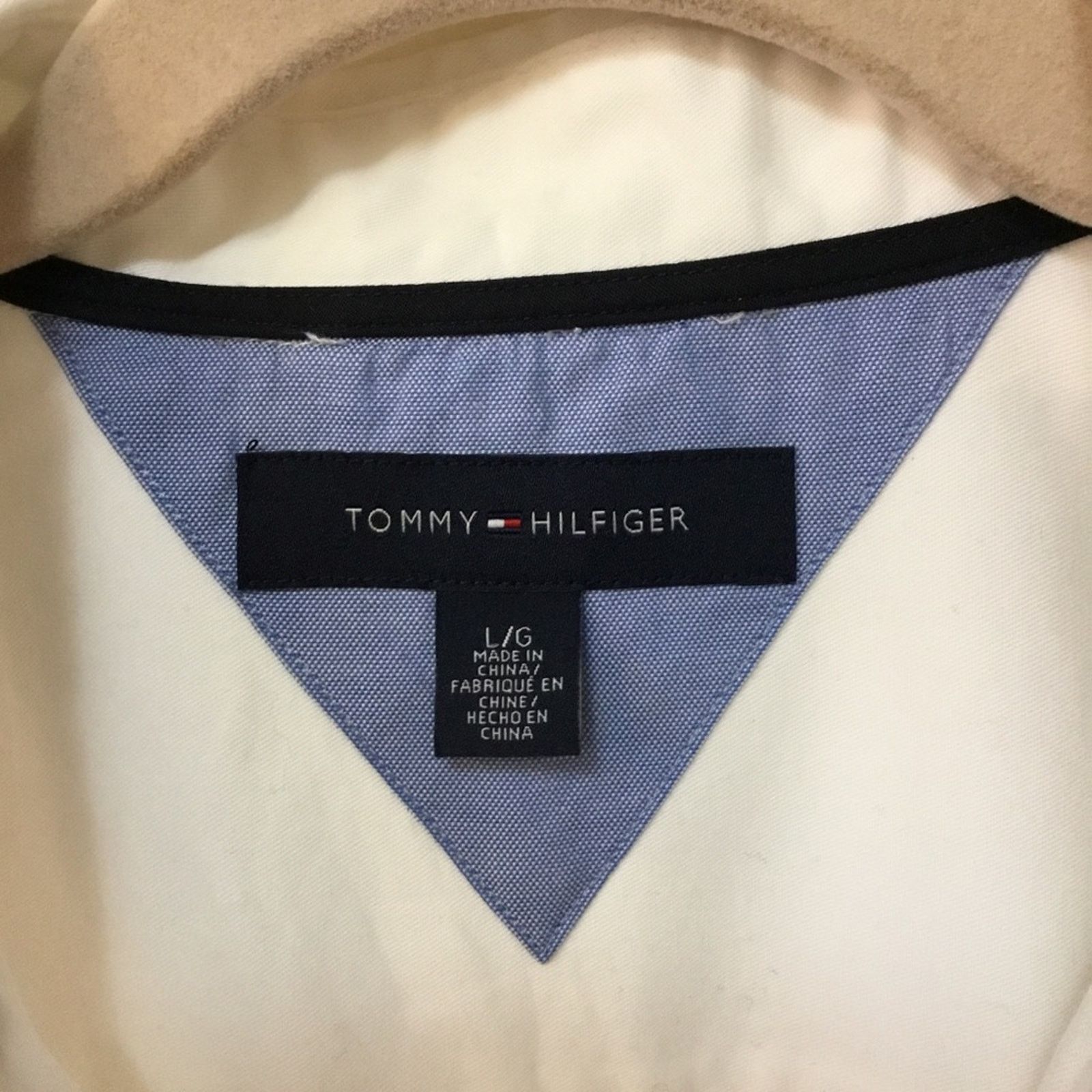 Tommy Hilfiger Tommy Hilfiger White Long Sleeve Button Shirt Size US L / EU 52-54 / 3 - 3 Thumbnail