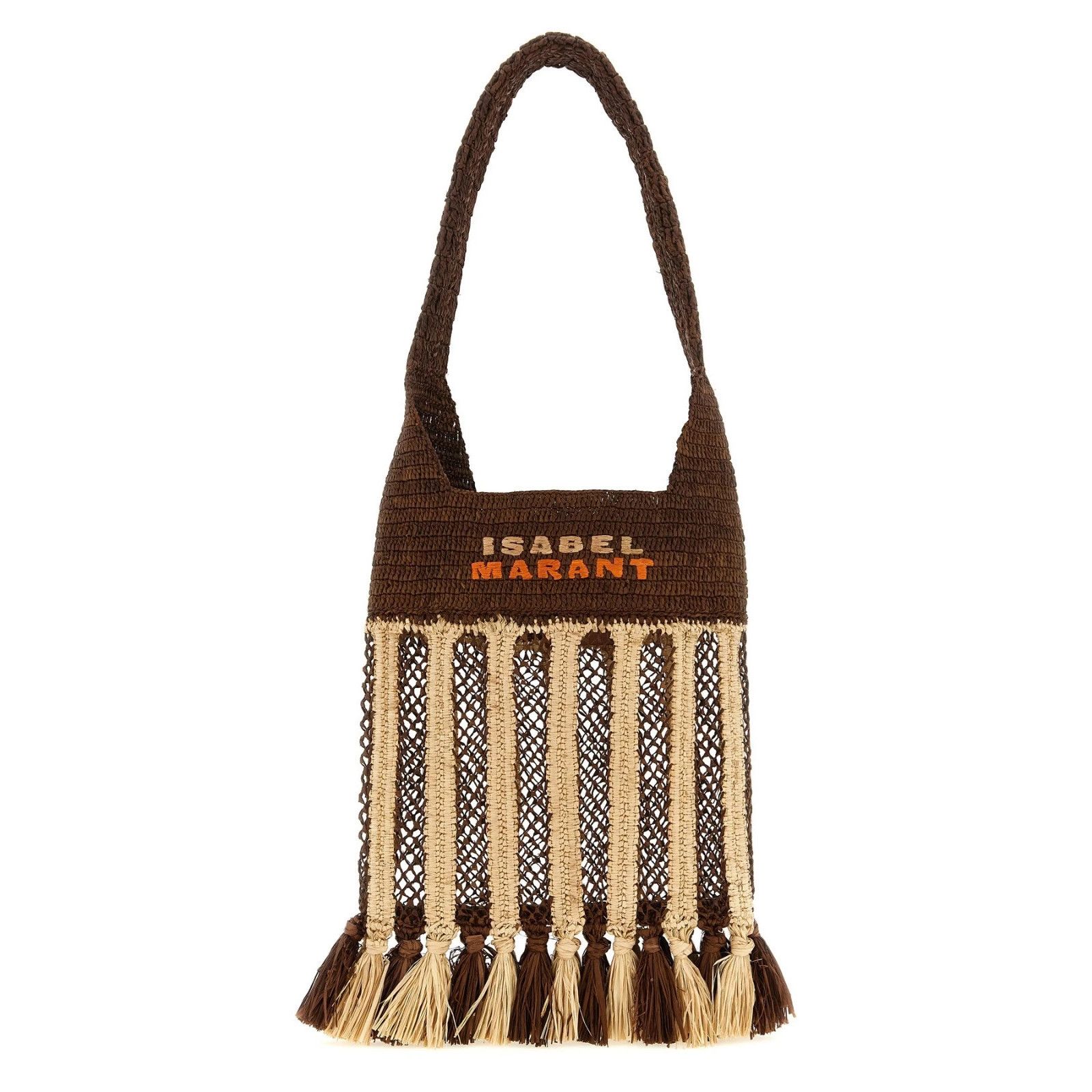 Isabel Marant ISABEL MARANT Praia Small Brown Raffia Shoulder Bag New & Au Size ONE SIZE - 1 Thumbnail