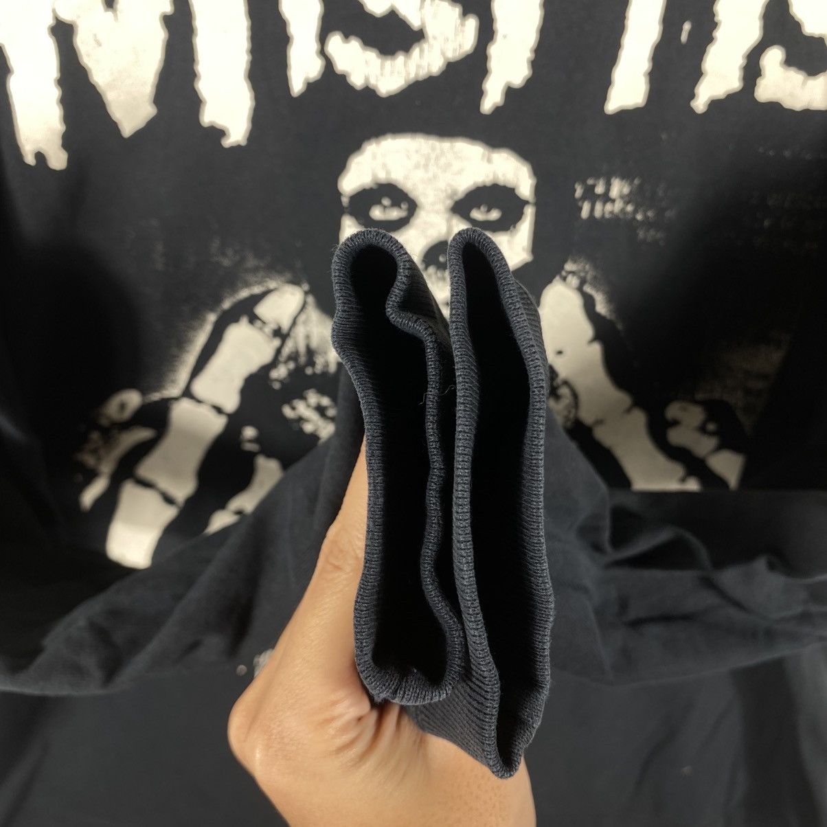 Band Tees Vintage MISFITS American Horror Punk Longsleeve Band Tee Size US L / EU 52-54 / 3 - 3 Thumbnail