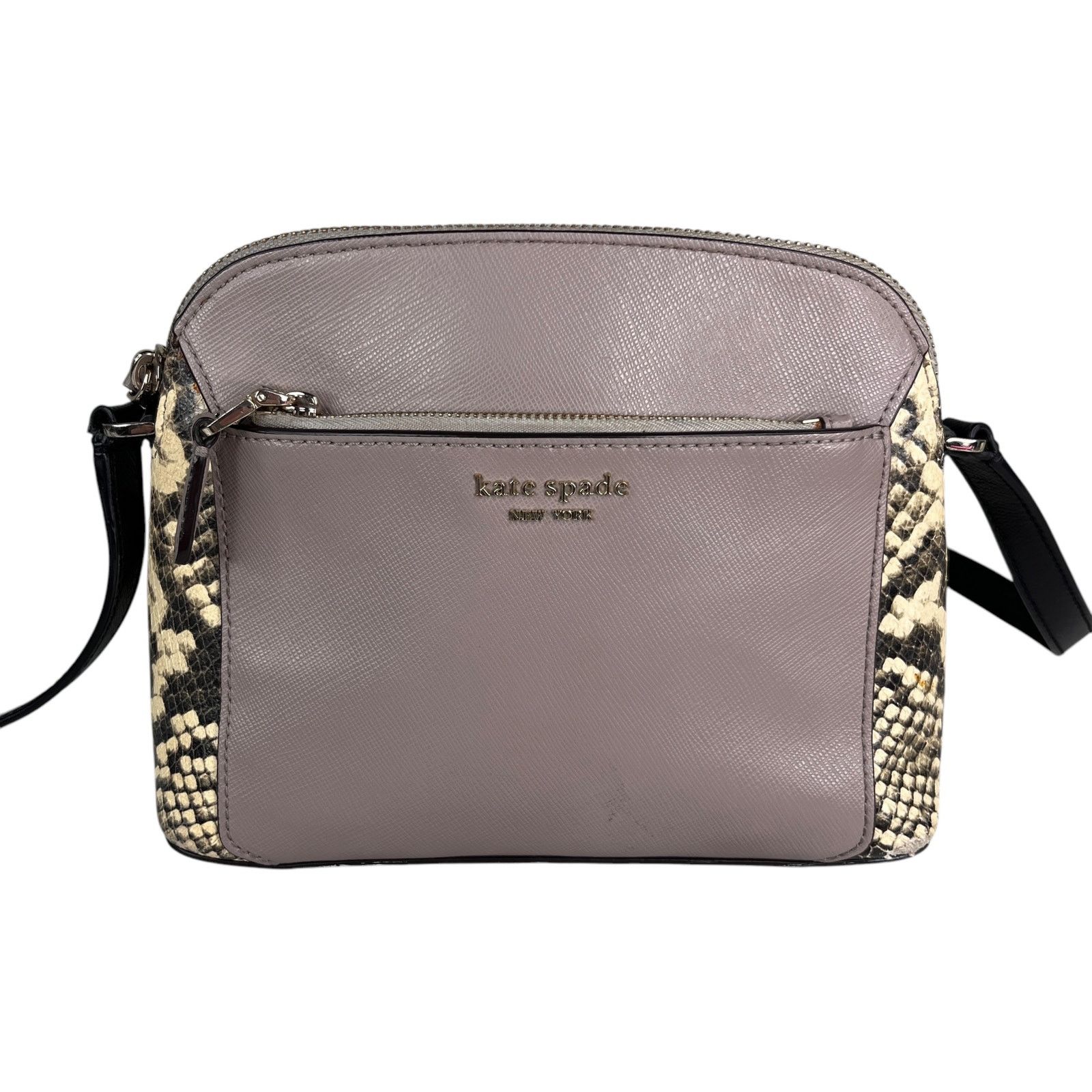 Kate Spade Kate Spade NY Louise Python Embossed Taupe Crossbody Purse Size ONE SIZE - 15 Thumbnail