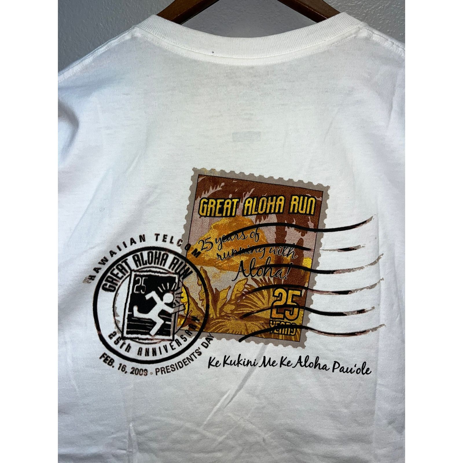 Fruit Of The Loom Vintage Hawaii Postal Shirt Hawaiian Telcom Aloha Run Tee XL Size US XL / EU 56 / 4 - 8 Thumbnail