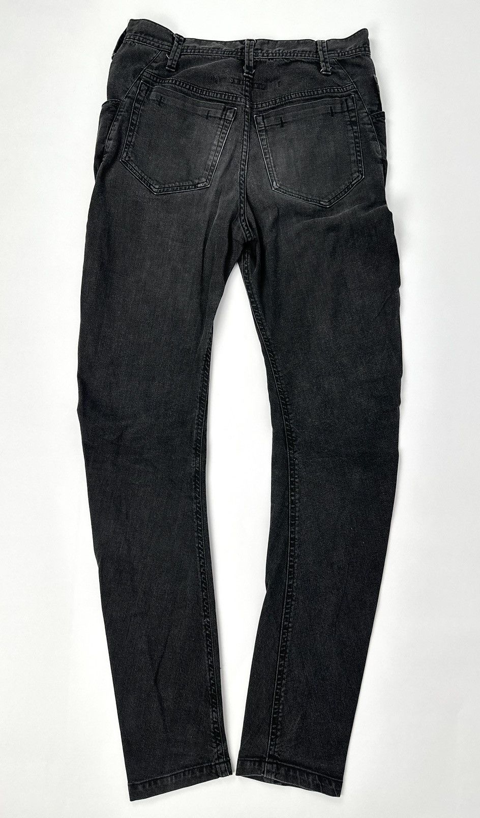 Julius Julius S/S18 Banana Curved 6oz Stretch Denim in Washed Black Size US 30 / EU 46 - 9 Thumbnail